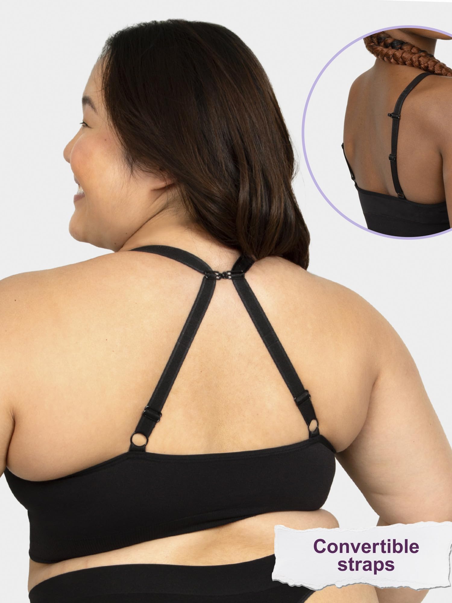 Fruit of the Loom A Fresh Collection So Comfy 2-Pack Women's Seamless Bralettes – Your New Everyday Essential