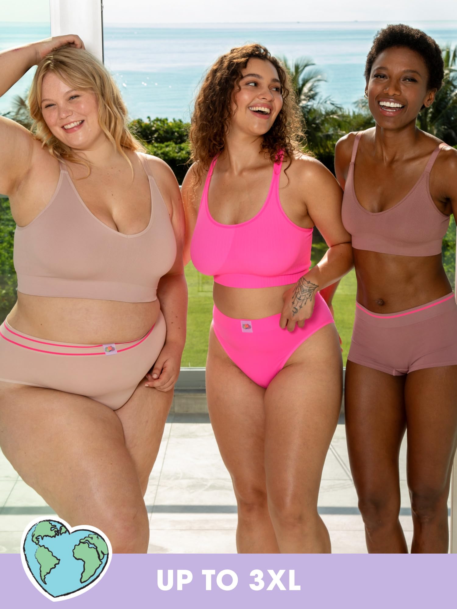 Fruit of the Loom A Fresh Collection So Comfy 2-Pack Women's Seamless Bralettes – Your New Everyday Essential