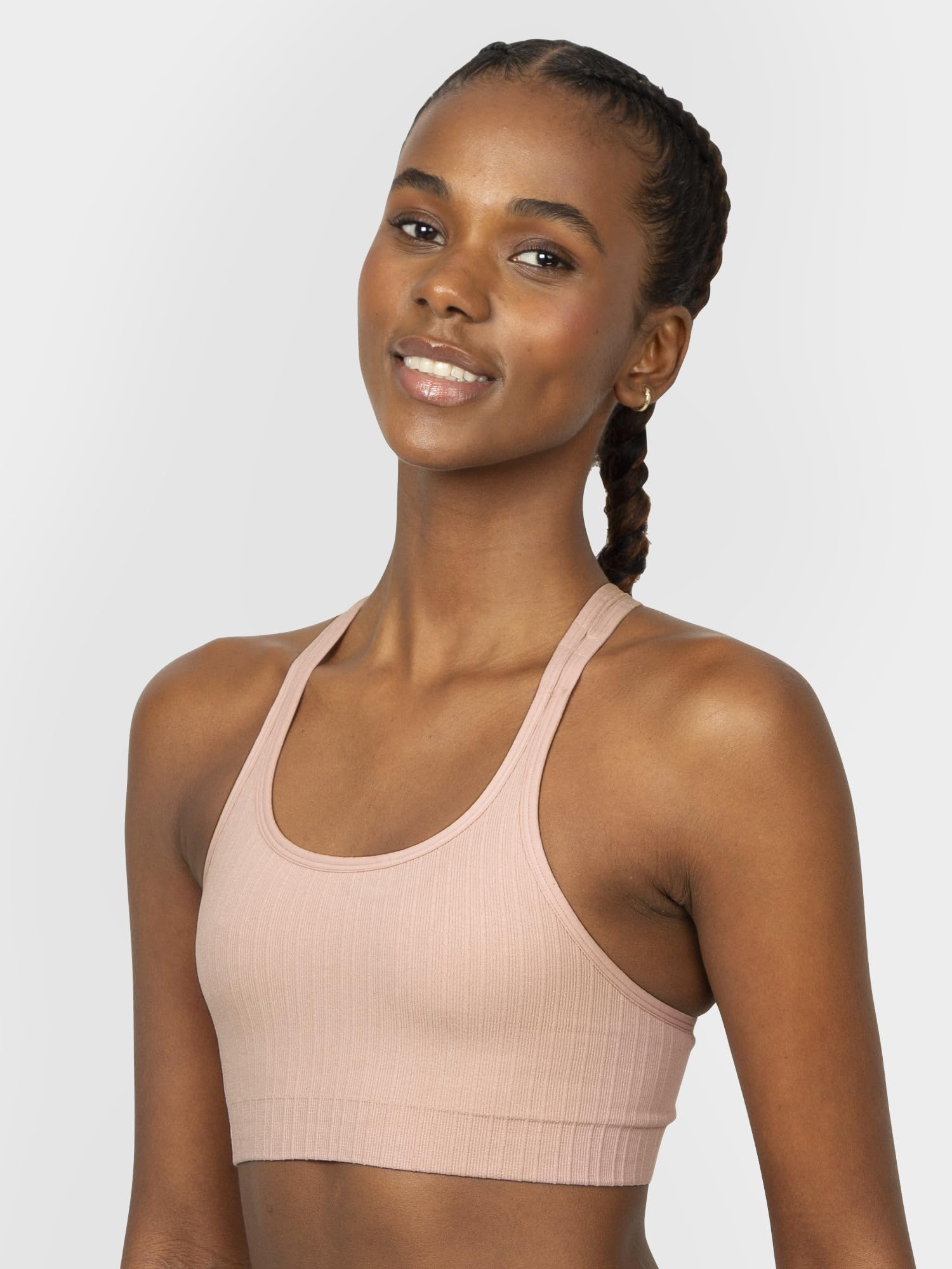 Fruit of the Loom A Fresh Collection So Sporty 2-Pack Women's Seamless Racerback Croptop Bras