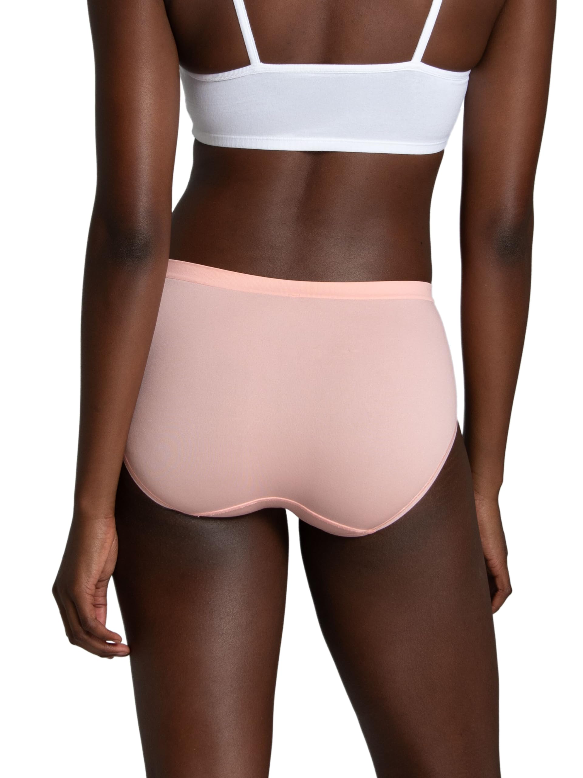 Fruit of the Loom Women's No Show Seamless Underwear, Amazing Stretch & No Panty Lines, Available in Plus Size
