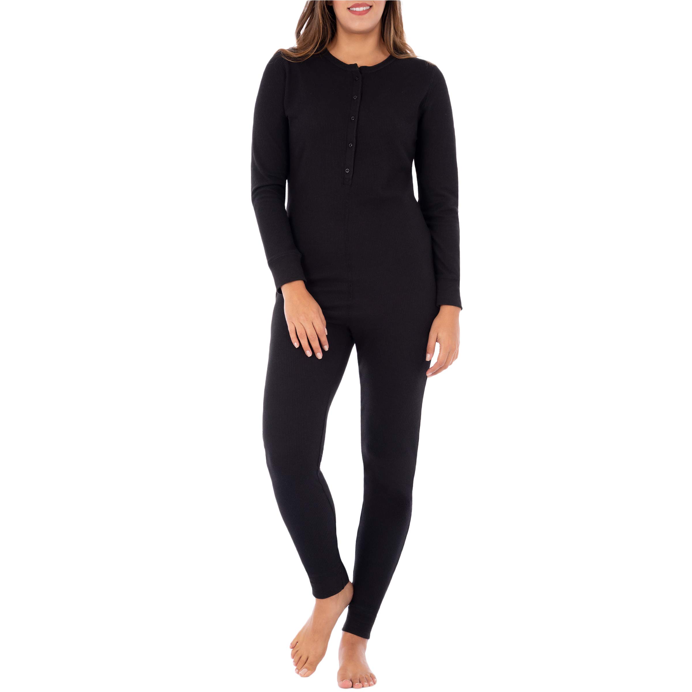 Fruit of the Loom womens Micro Waffle Premium Thermal Union Suit