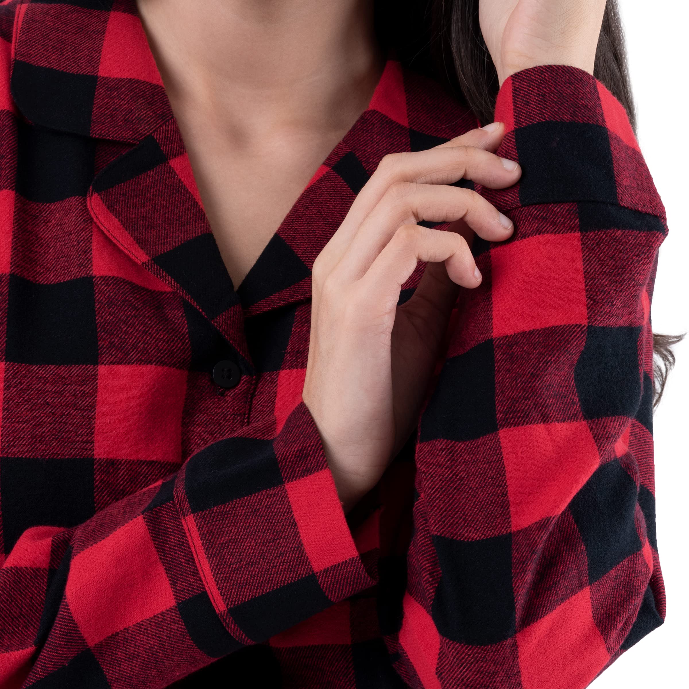 Fruit of the Loom Women's Flannel Sleep Shirt
