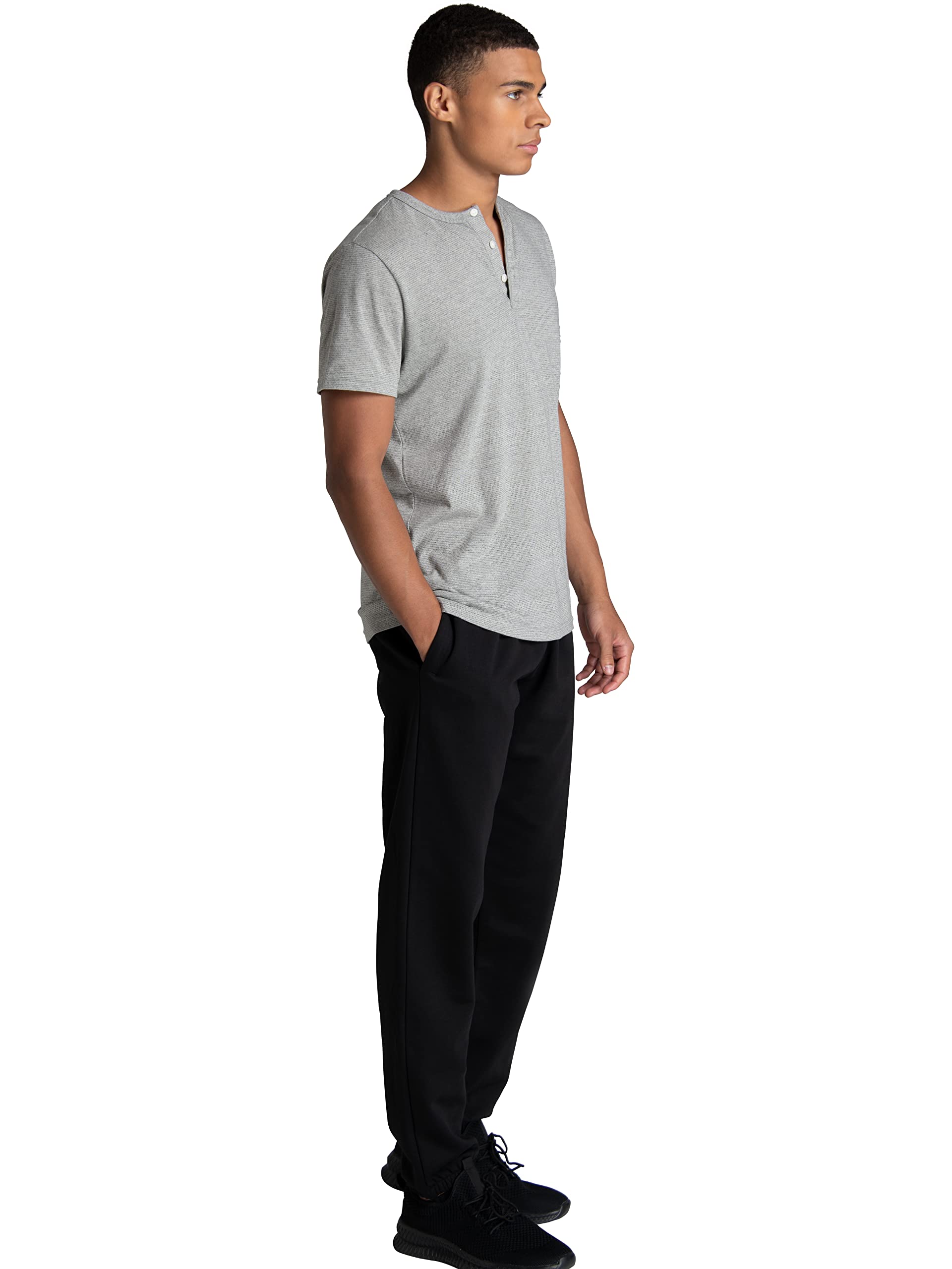 Fruit of the Loom Eversoft Fleece Elastic Bottom Sweatpants with Pockets, Relaxed Fit, Moisture Wicking, Breathable