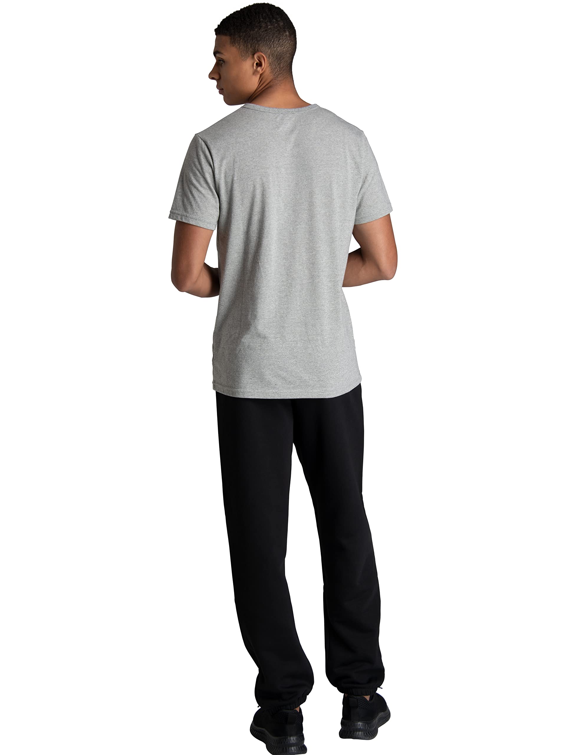 Fruit of the Loom Eversoft Fleece Elastic Bottom Sweatpants with Pockets, Relaxed Fit, Moisture Wicking, Breathable