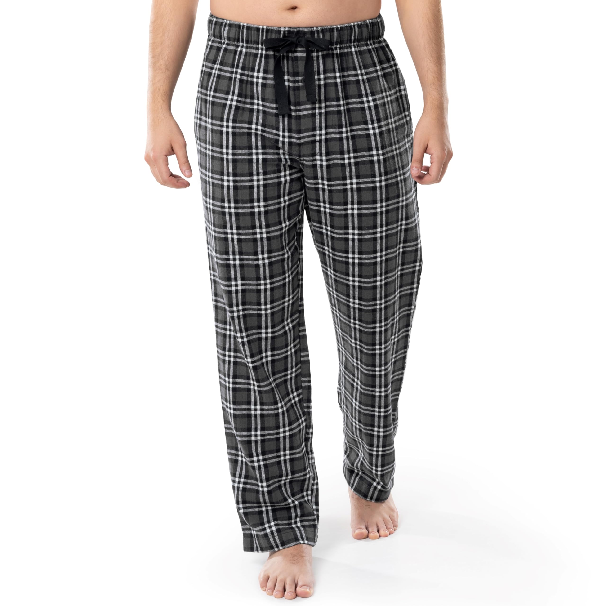 Fruit of the Loom Men's Soft Flannel Pajama Lounge Sleep Pant