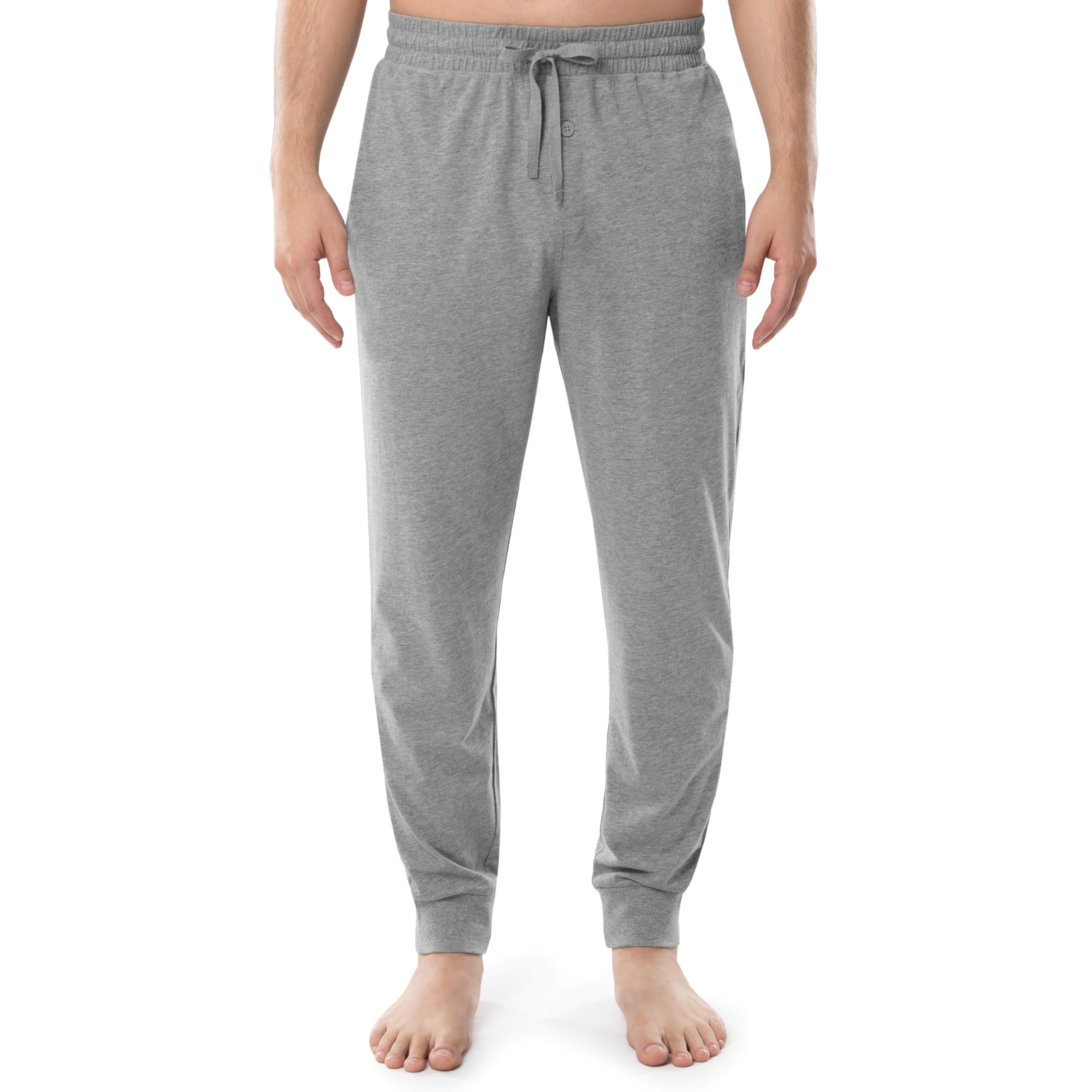 Fruit of the Loom Men's Jersey Knit Jogger Sleep Pant (1 and 2 Packs)