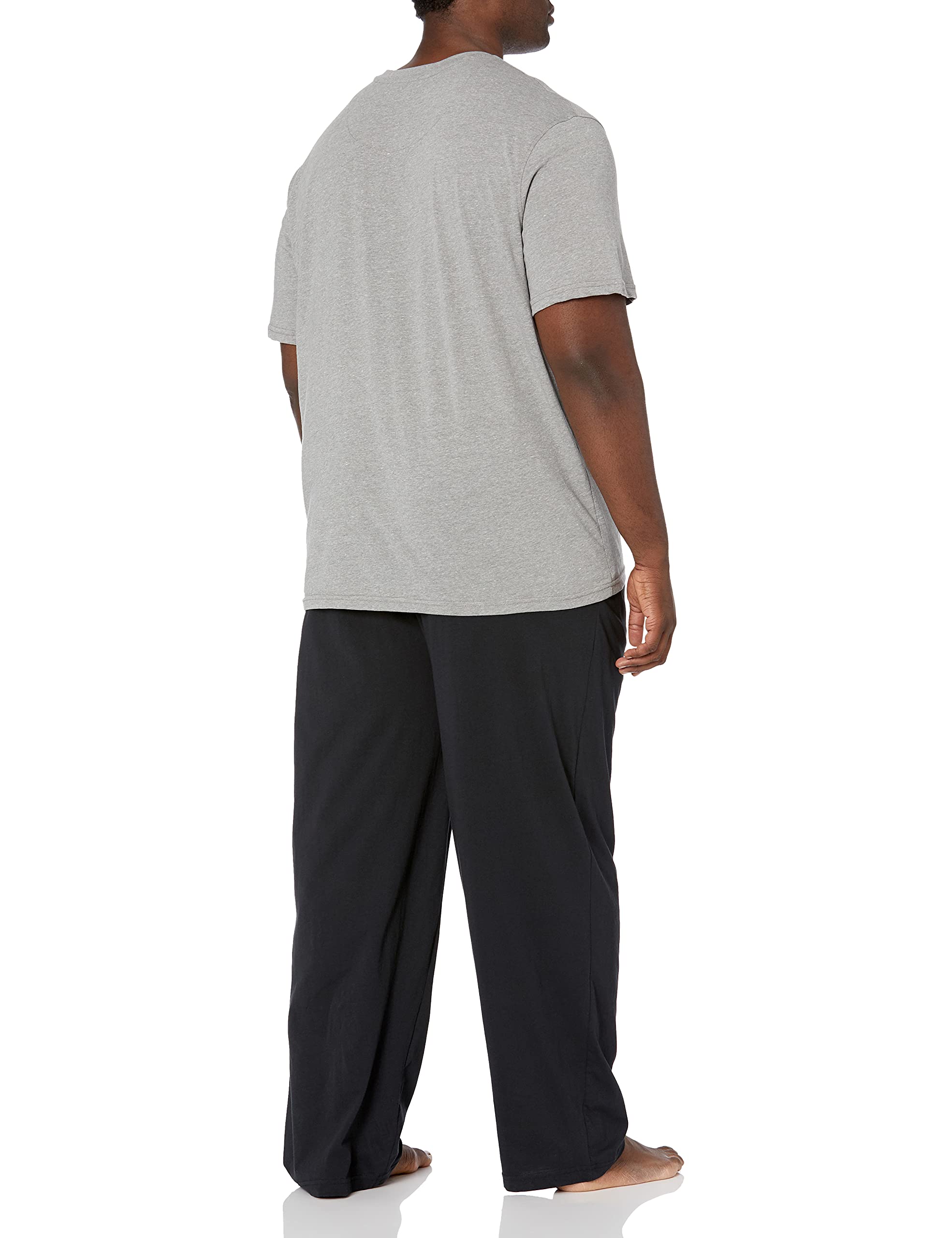 Fruit of the Loom mens 2-piece Jersey Knit Pajama Set