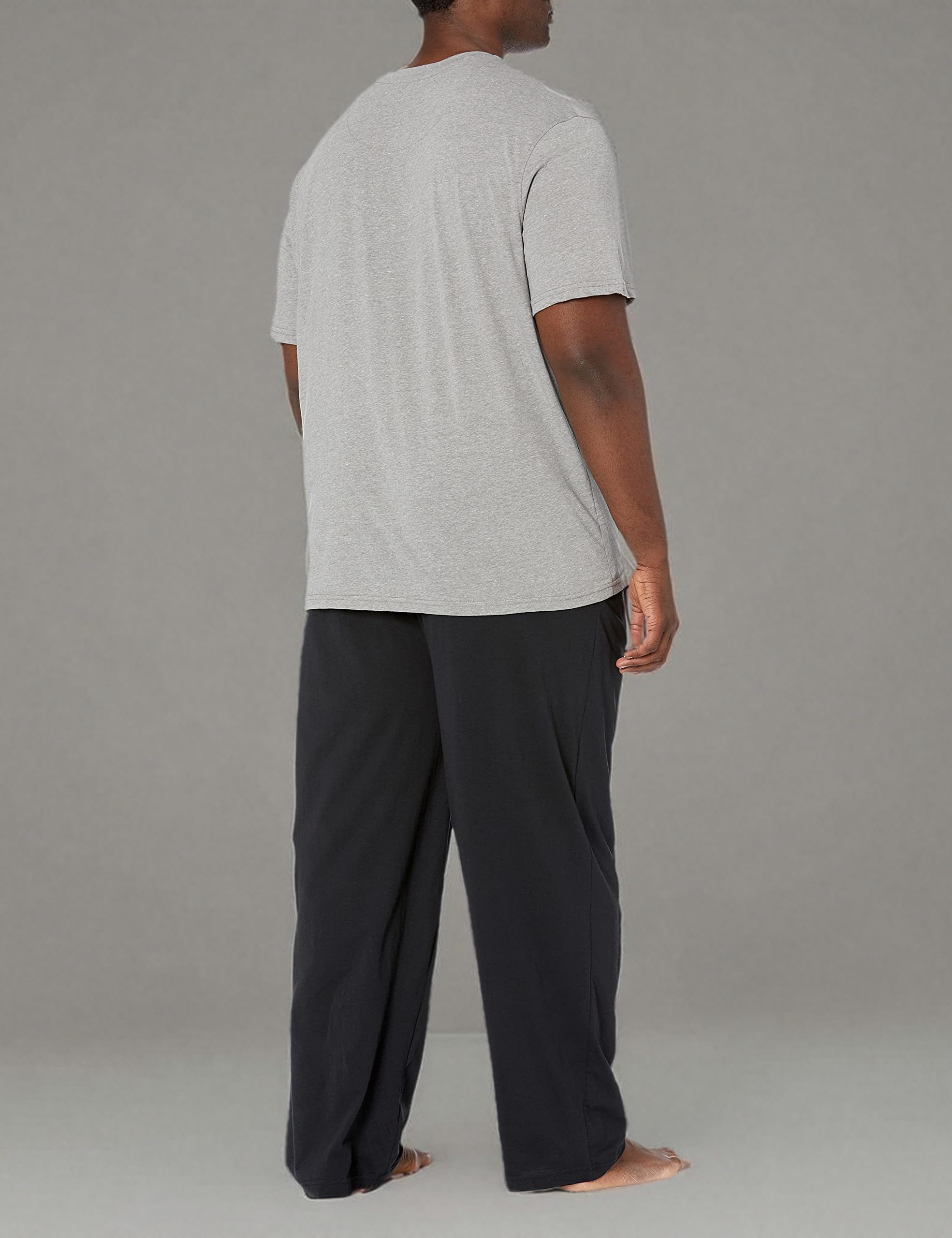 Fruit of the Loom mens 2-piece Jersey Knit Pajama Set