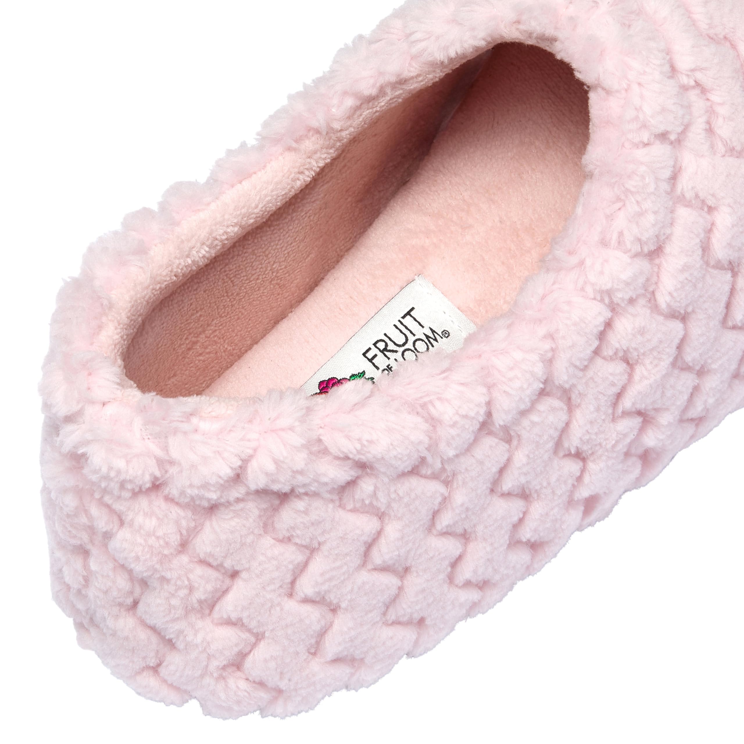 Fruit of the Loom House Slippers For Women, Memory Foam Insole, Indoor Outdoor, Comfy, Chevron