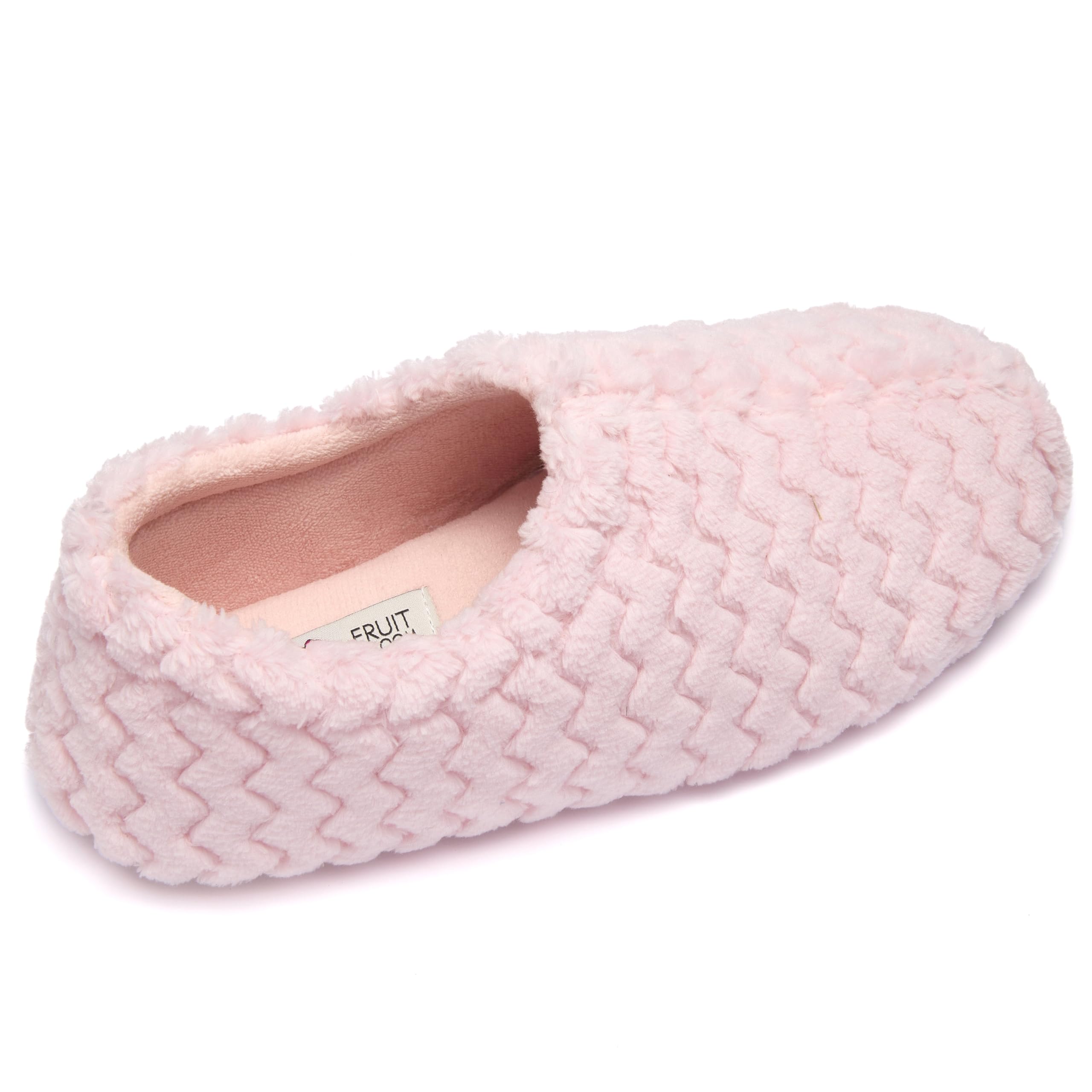 Fruit of the Loom House Slippers For Women, Memory Foam Insole, Indoor Outdoor, Comfy, Chevron