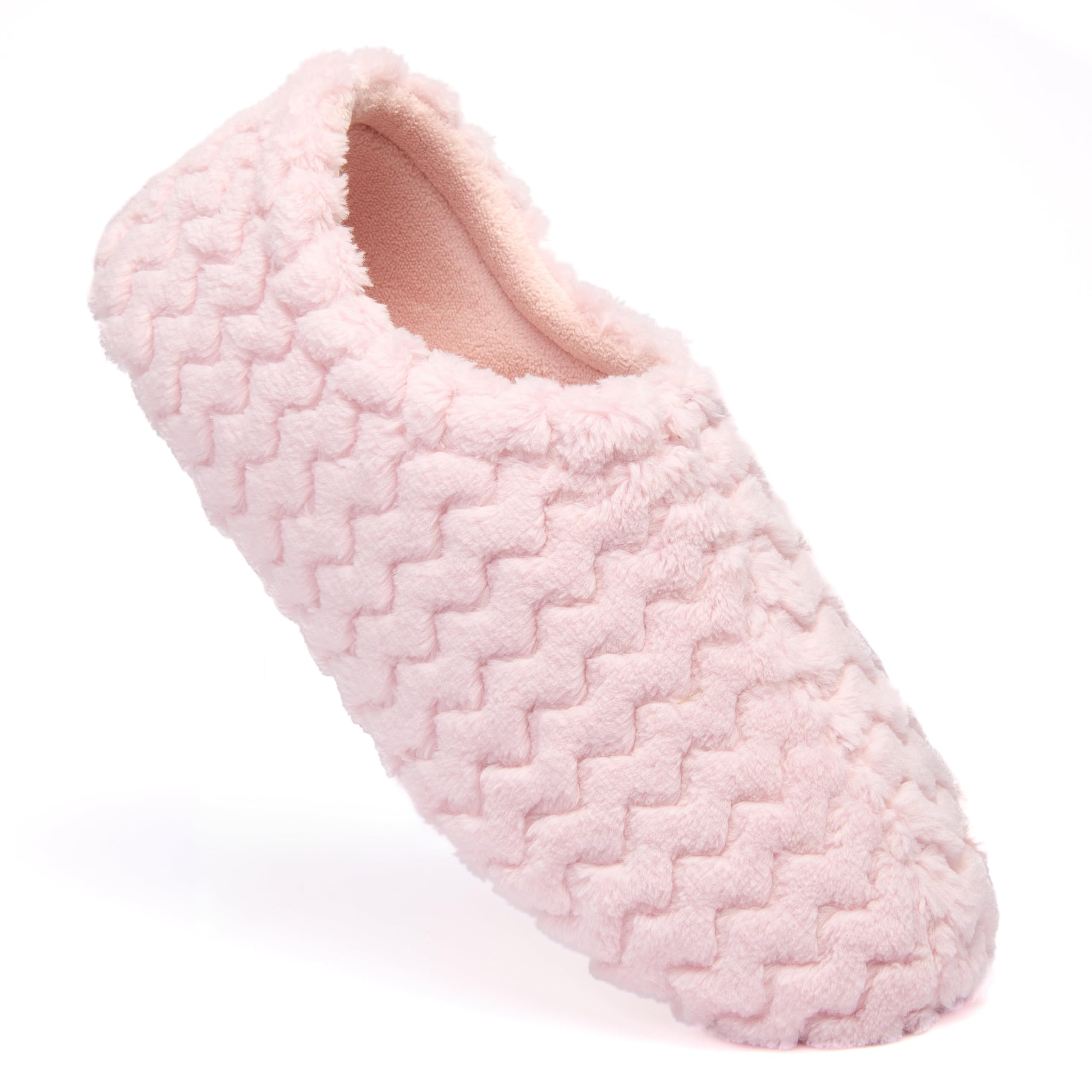 Fruit of the Loom House Slippers For Women, Memory Foam Insole, Indoor Outdoor, Comfy, Chevron