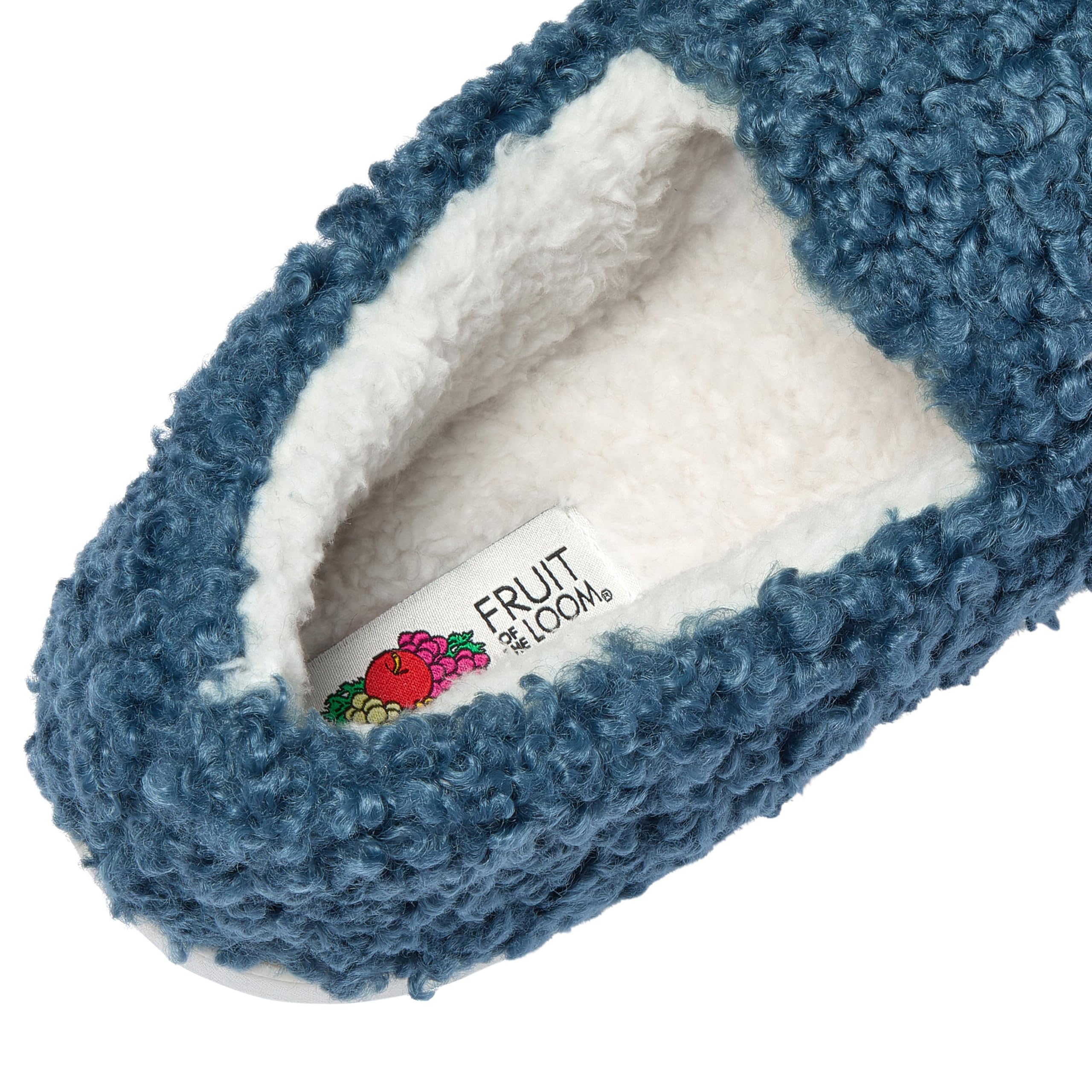 Fruit of the Loom Women's Berber Loafer - Comfy, Memory Foam, Indoor/Outdoor
