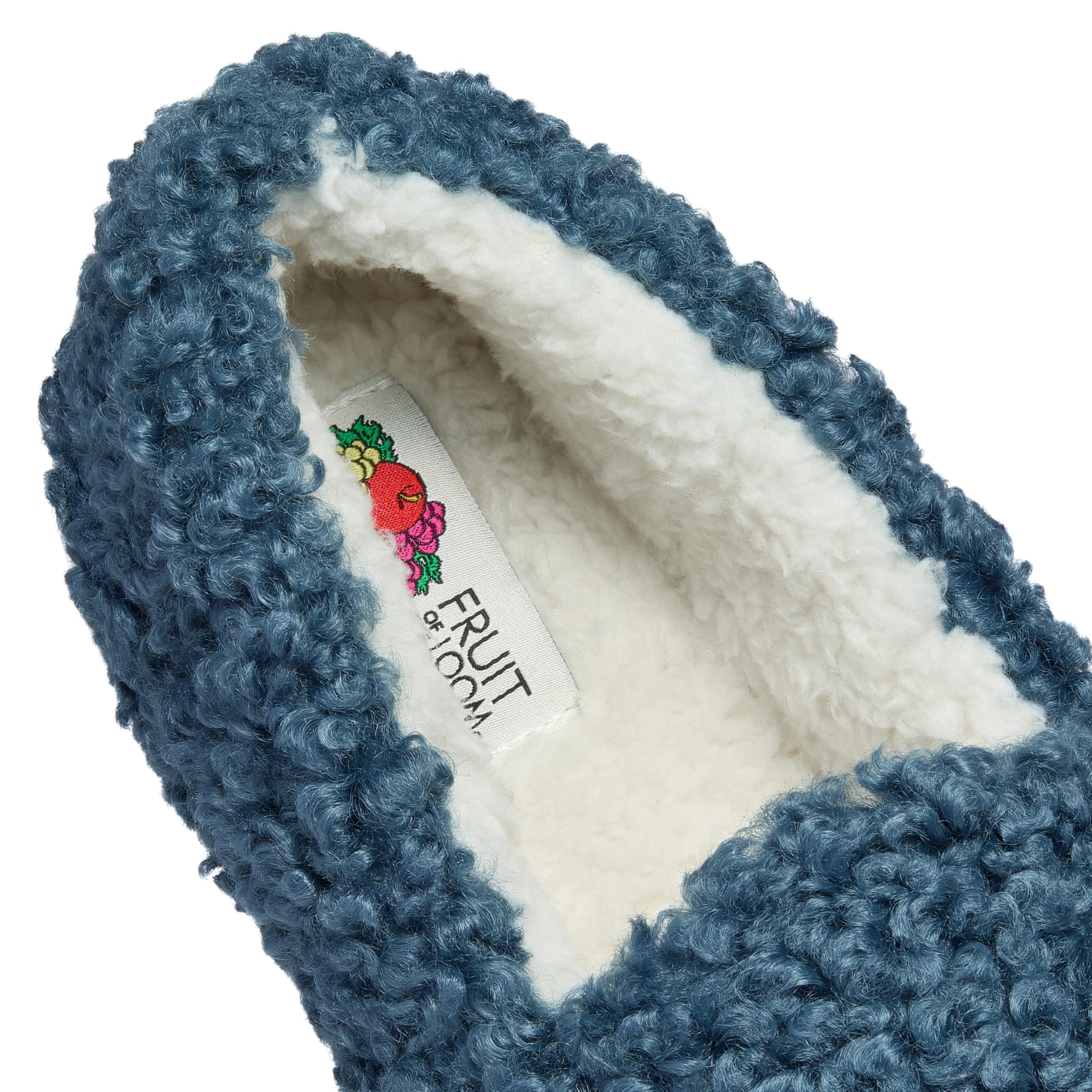 Fruit of the Loom Women's Berber Loafer - Comfy, Memory Foam, Indoor/Outdoor