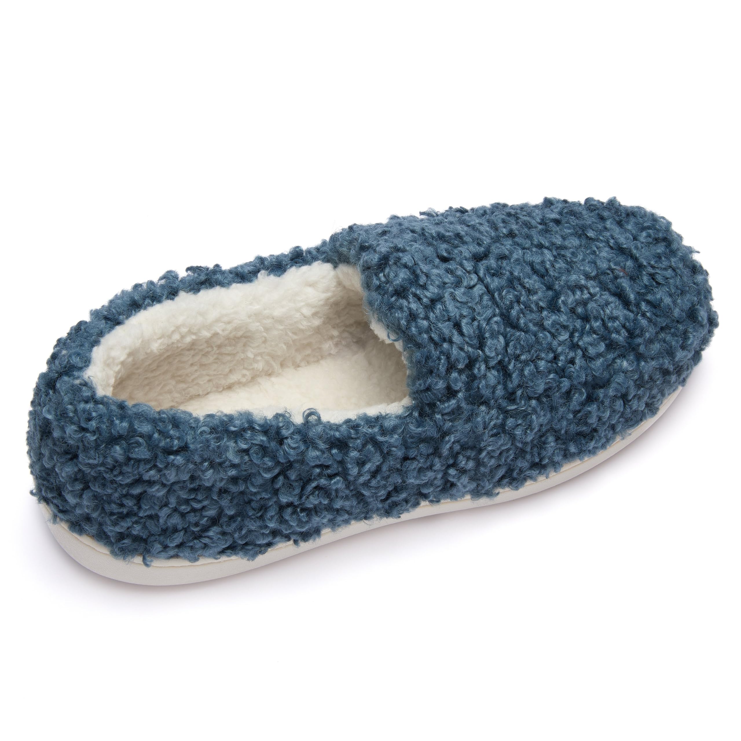 Fruit of the Loom Women's Berber Loafer - Comfy, Memory Foam, Indoor/Outdoor