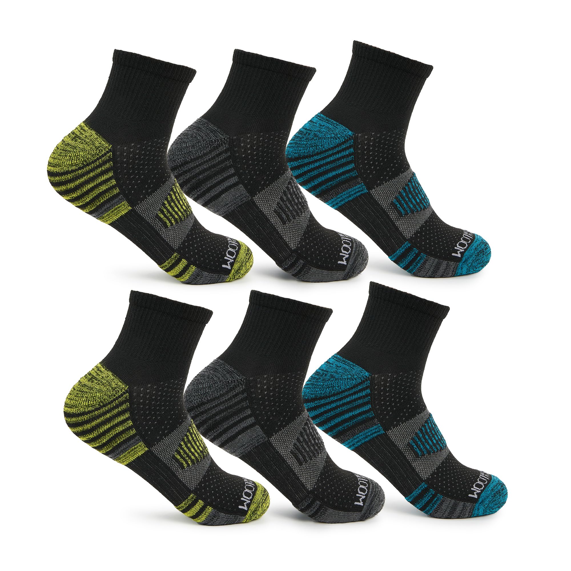 Fruit of the Loom Men's Breathable Performance Ankle Socks