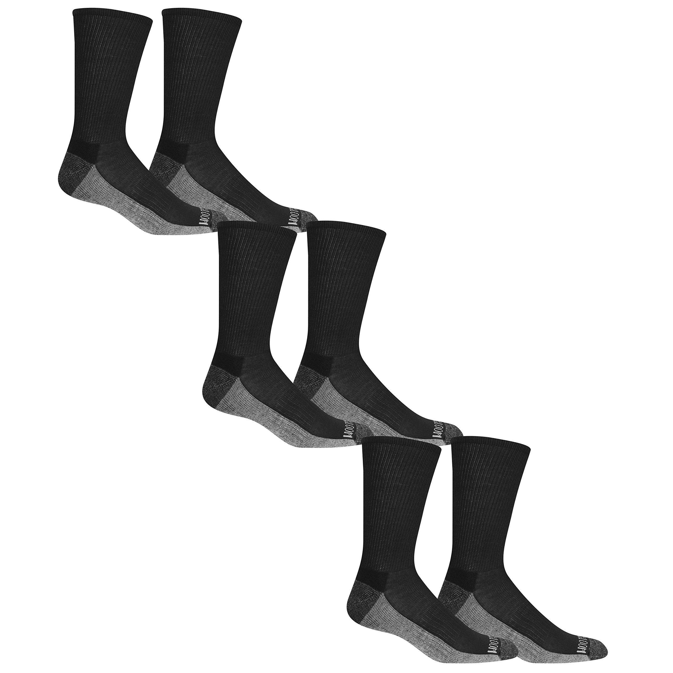 Fruit of the Loom Men's Everyday Lightweight Sport Crew Socks (6 Pack)