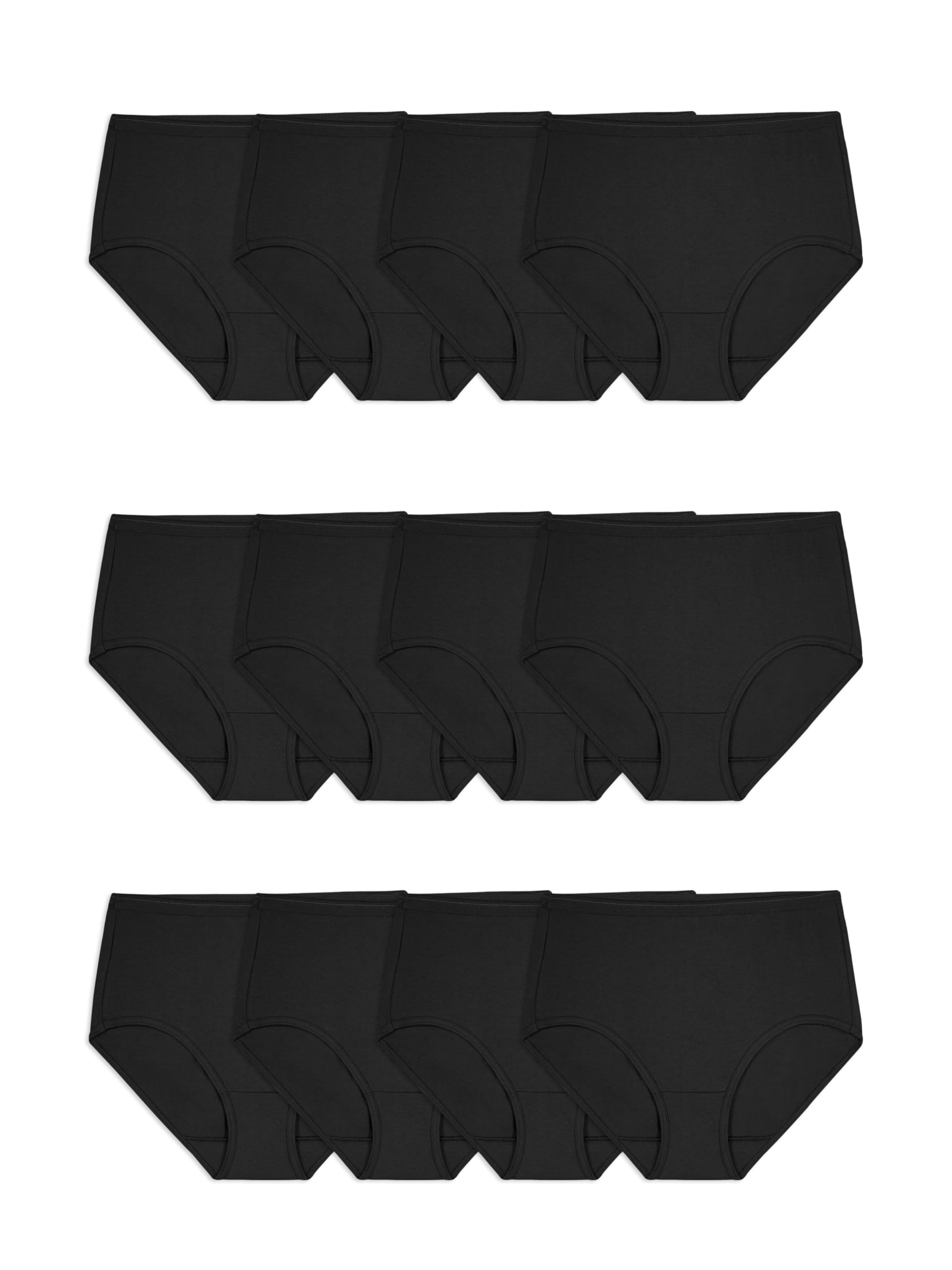 Fruit of the Loom Women's Eversoft Cotton Underwear Multipacks, Tag Free & Breathable, Available in Plus Size