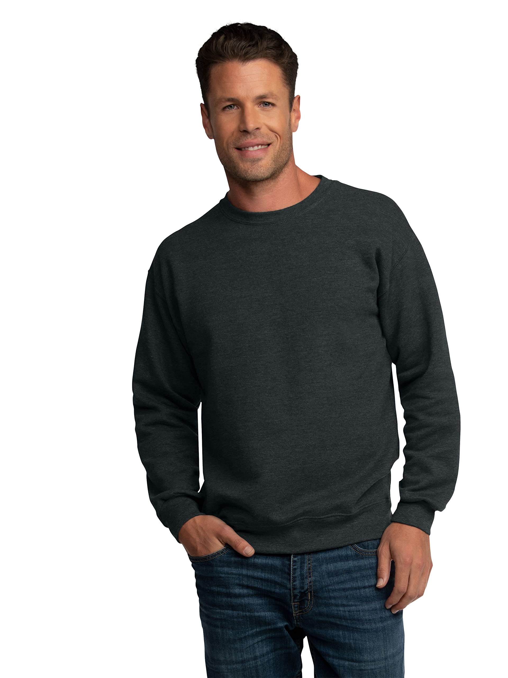Fruit of the Loom Men's Moisture Wicking Eversoft Fleece Sweatshirt