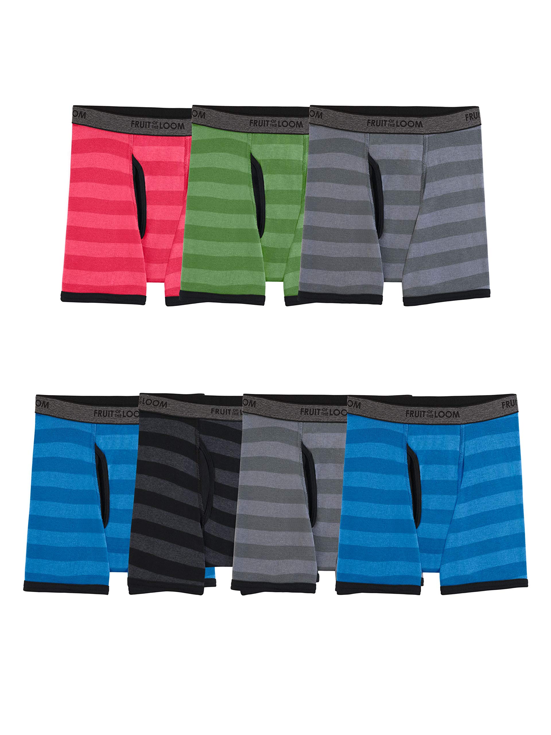 Fruit of the Loom Boys' Boxer Briefs with Coolzone Fly