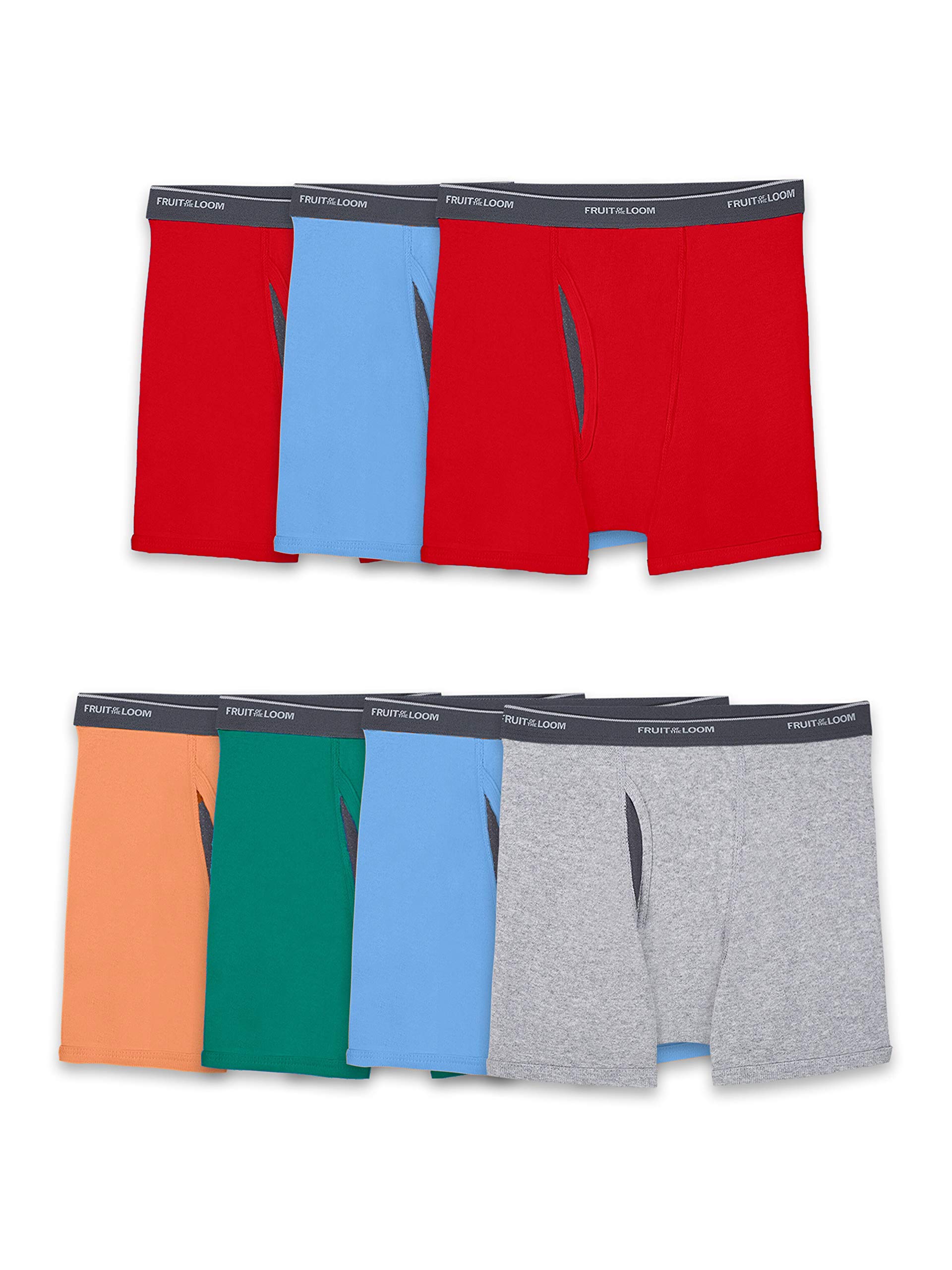 Fruit of the Loom Boys' Boxer Briefs with Coolzone Fly
