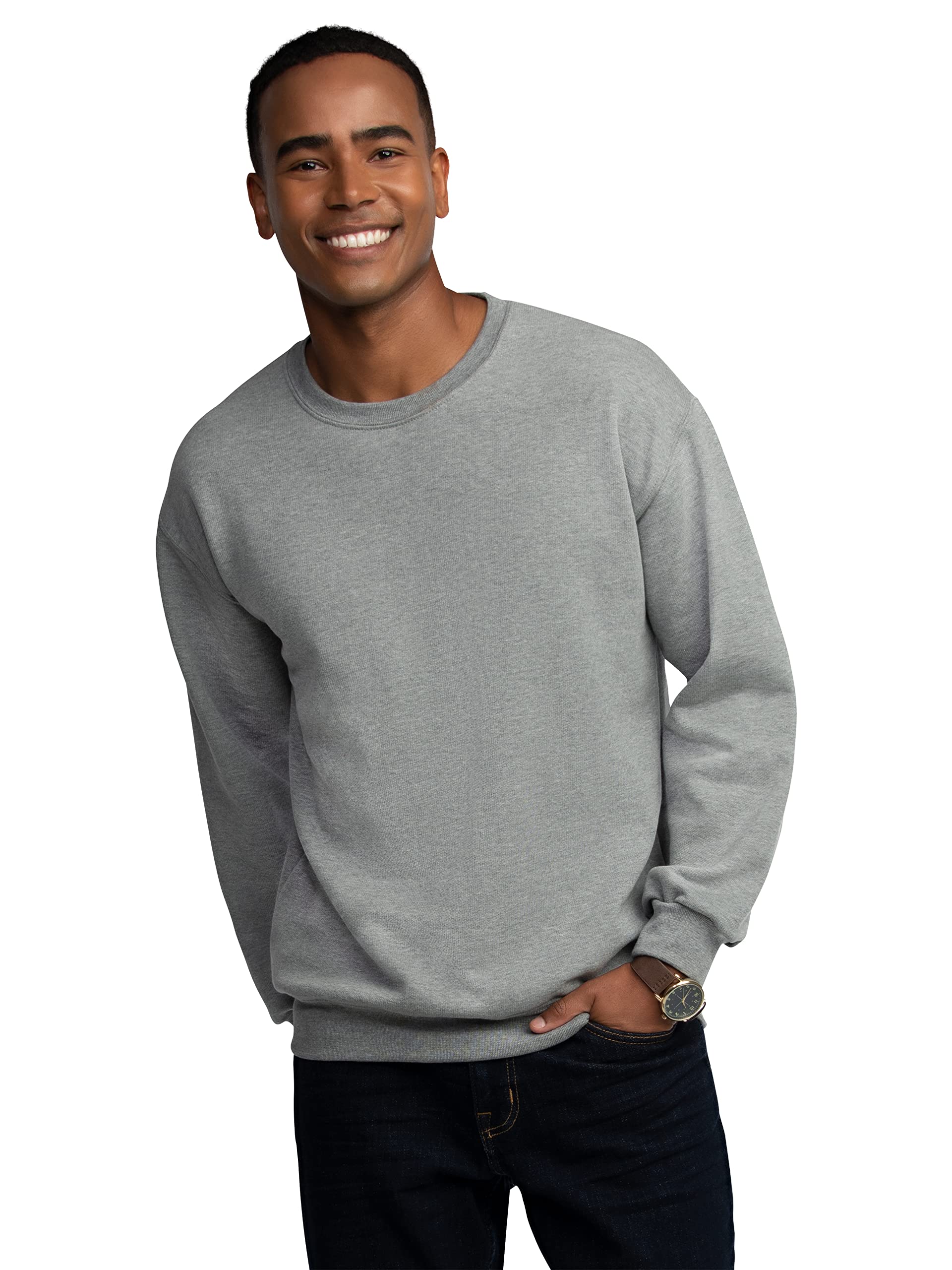 Fruit of the Loom Men's Moisture Wicking Eversoft Fleece Sweatshirt