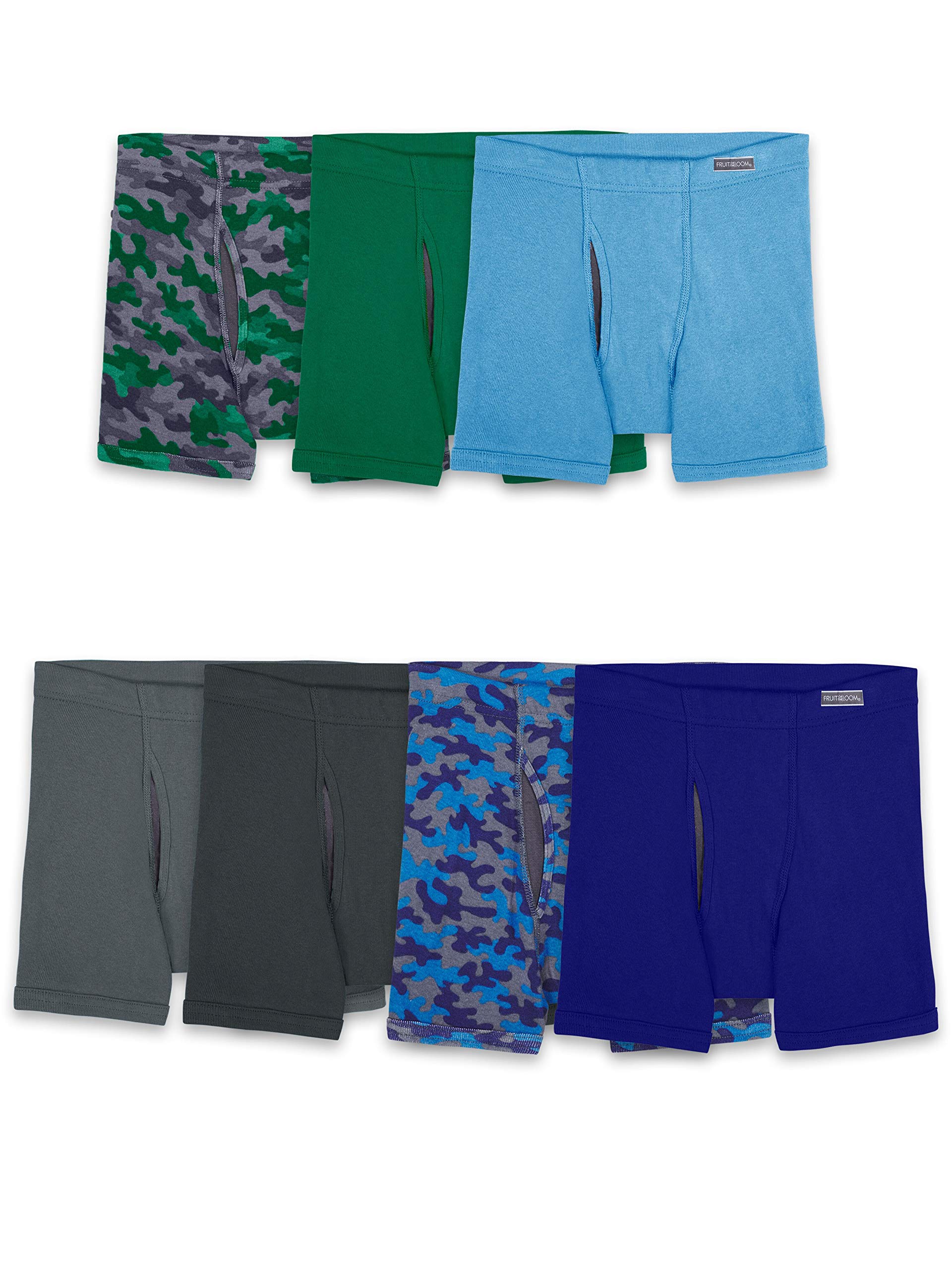 Fruit of the Loom Boys' Boxer Briefs with Coolzone Fly