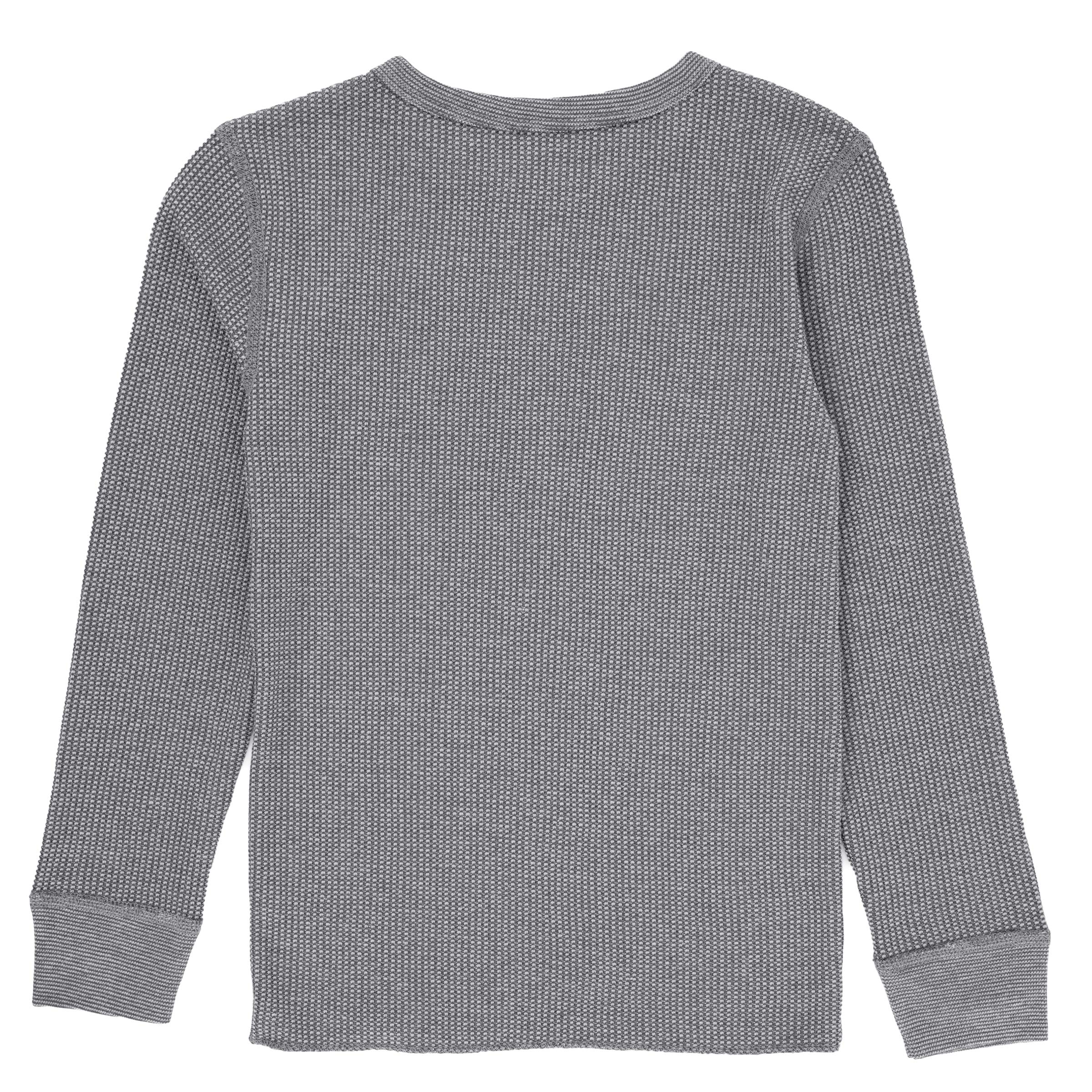 Fruit of the Loom boys Premium 2-pack Thermal Waffle Crew Top