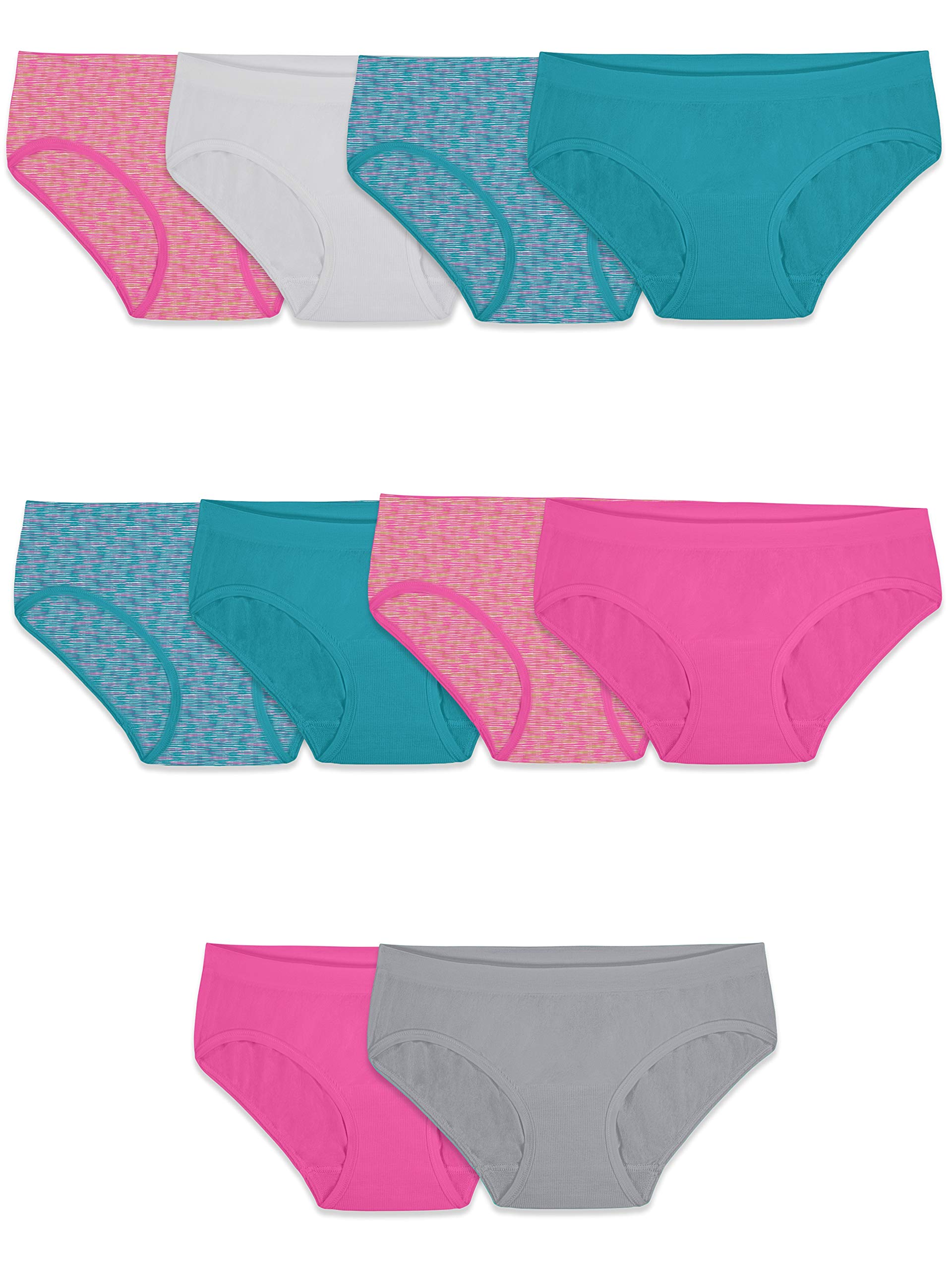 Fruit of the Loom Girls' Seamless Underwear Multipack
