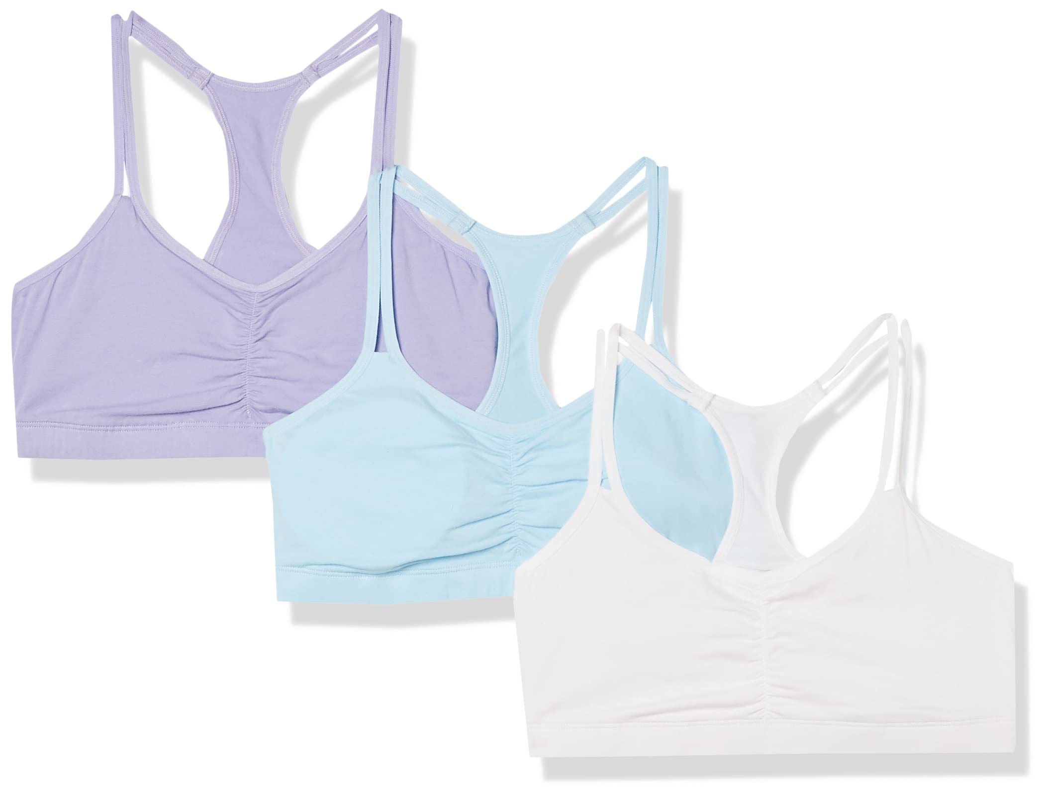 Fruit of the Loom Girls' Cotton Spaghetti Strap Sport Bra