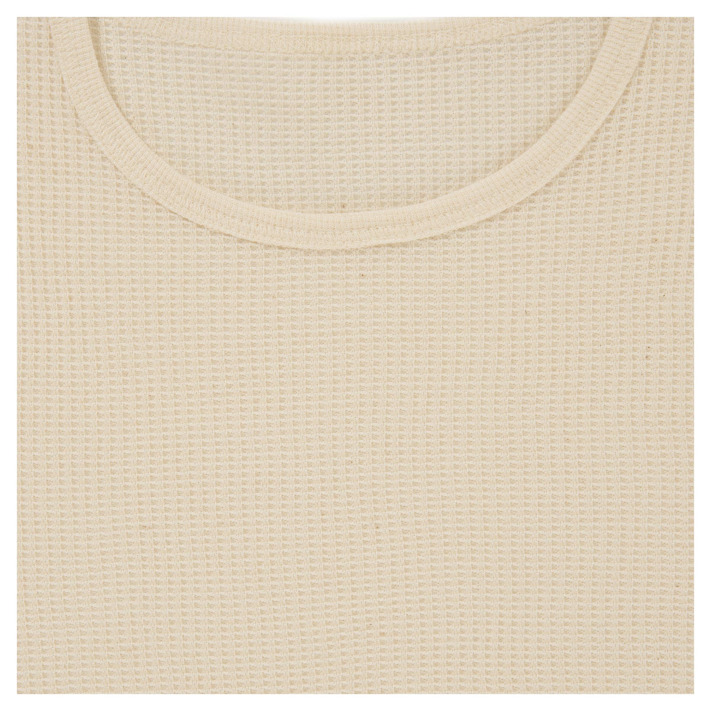 Fruit of the Loom Girls' Premium 2-Pack Thermal Waffle Crew Top