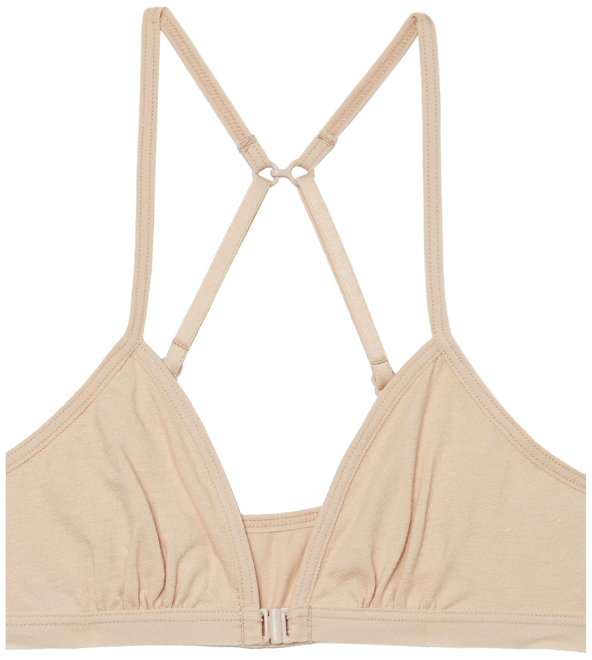 Fruit of the Loom Big Girls' Cotton Convertible Bralette, 3-Pack