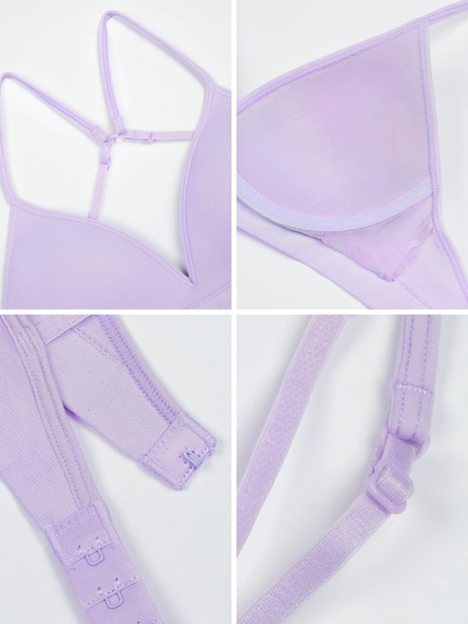 Fruit of the Loom Girls' Seamless Soft Cup Bra, 2-Pack