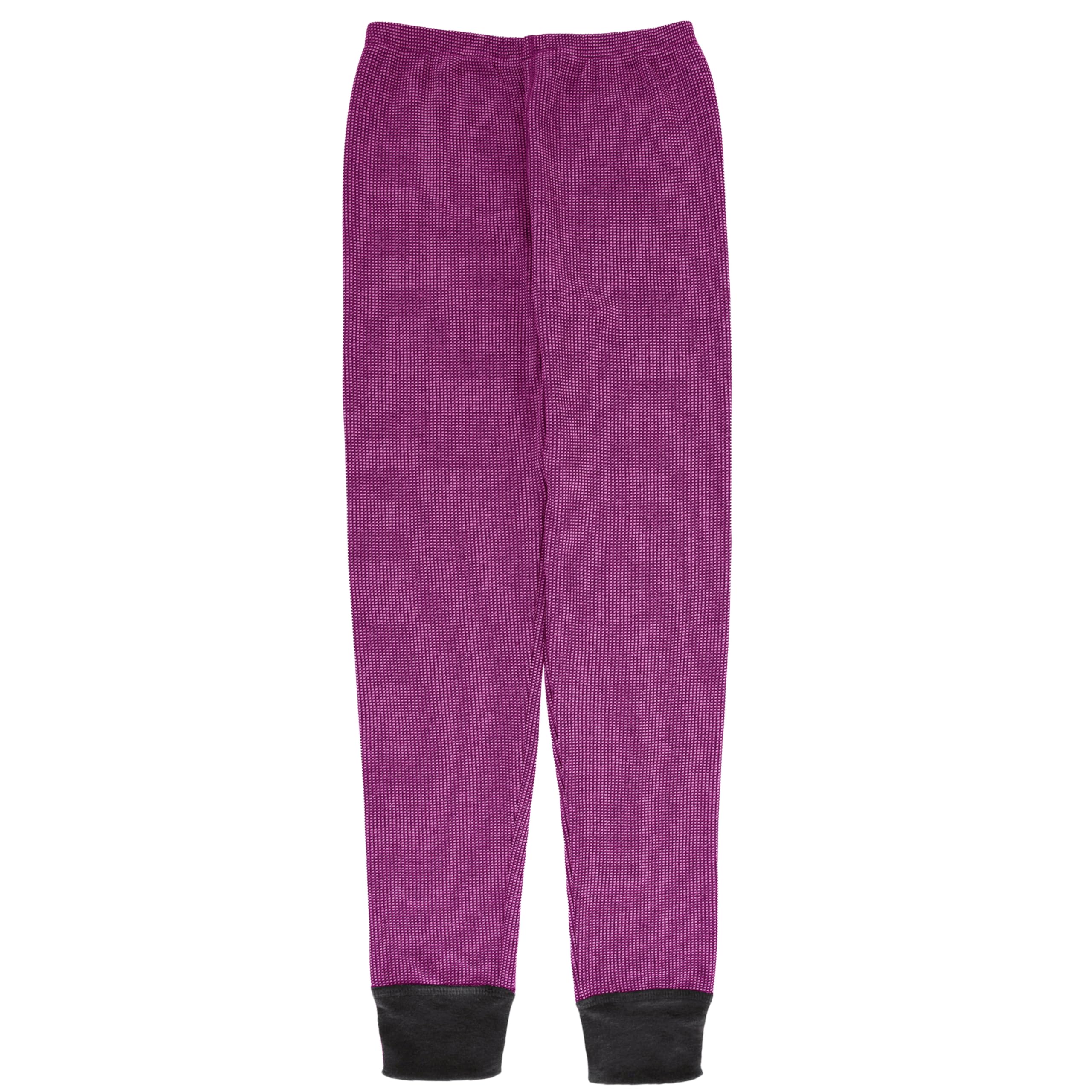 Fruit of the Loom girls Premium Thermal Waffle Underwear Set