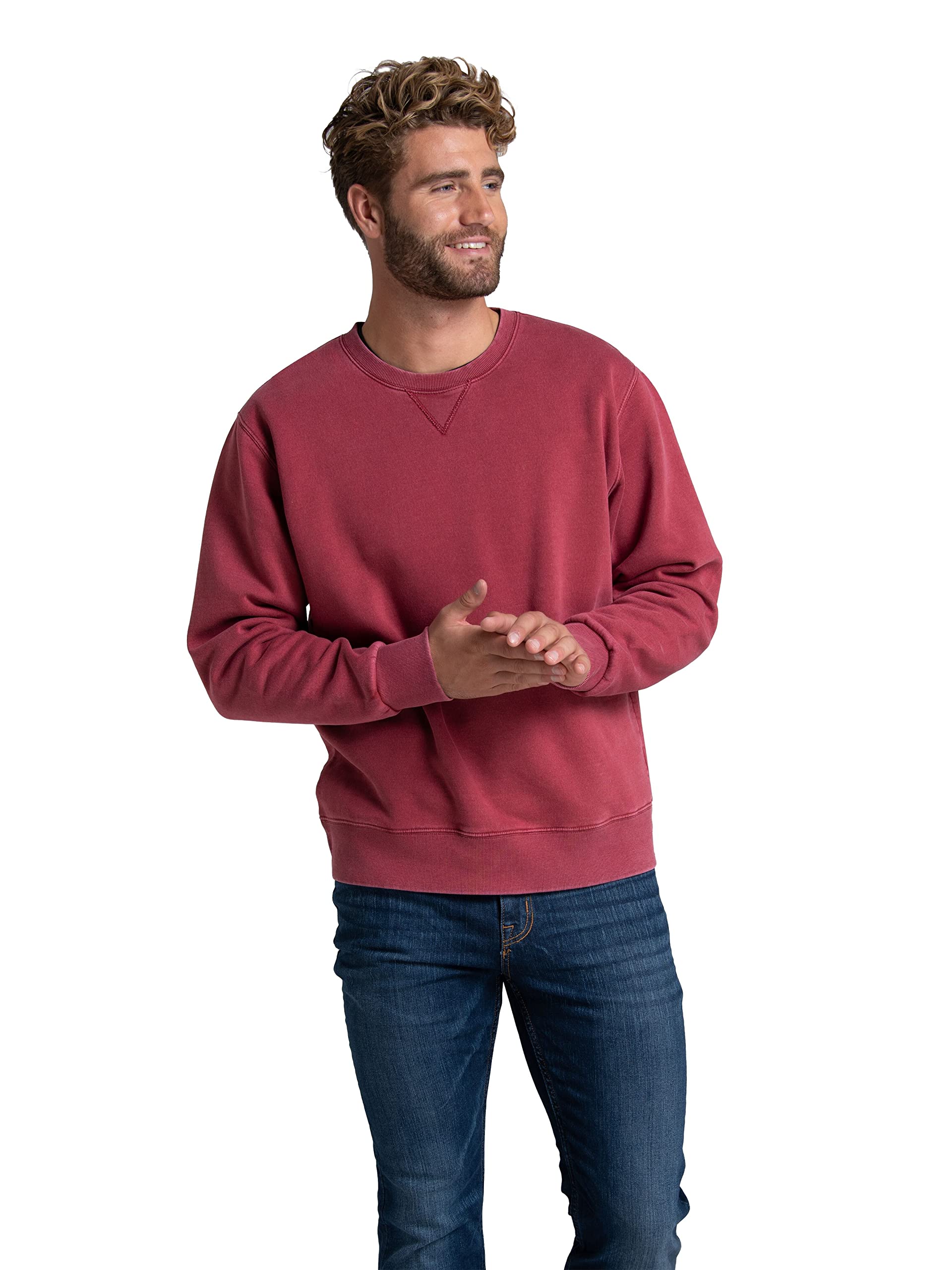 Fruit of the Loom Men's Moisture Wicking Eversoft Fleece Sweatshirt