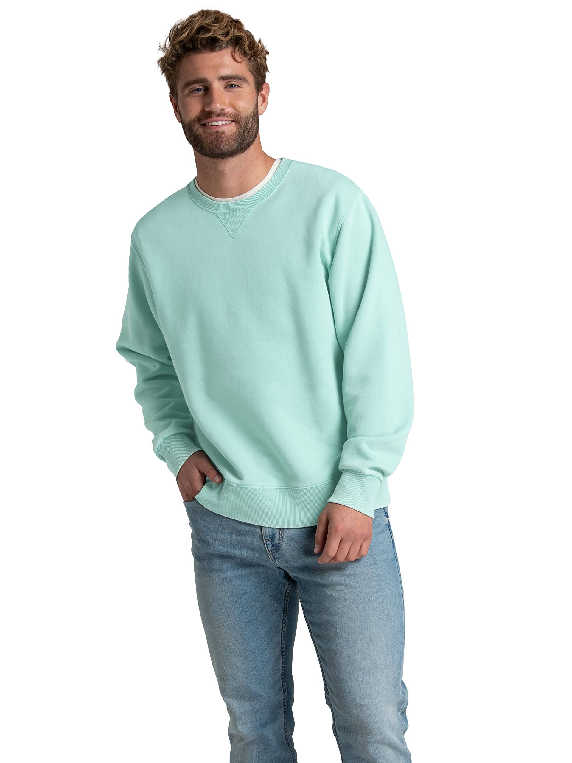 Fruit of the Loom Men's Moisture Wicking Eversoft Fleece Sweatshirt