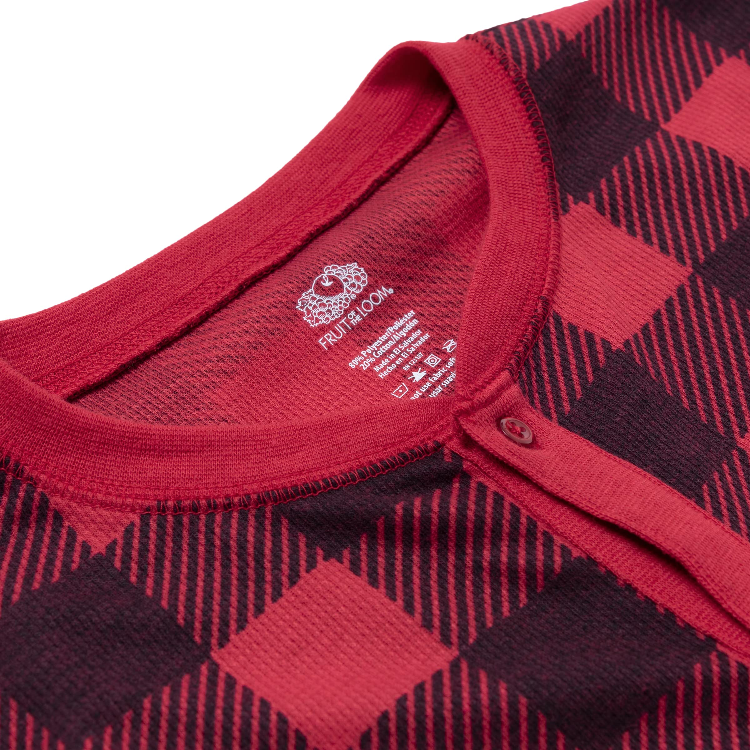 Fruit of the Loom Kids Premium Thermal Waffle Union Suit