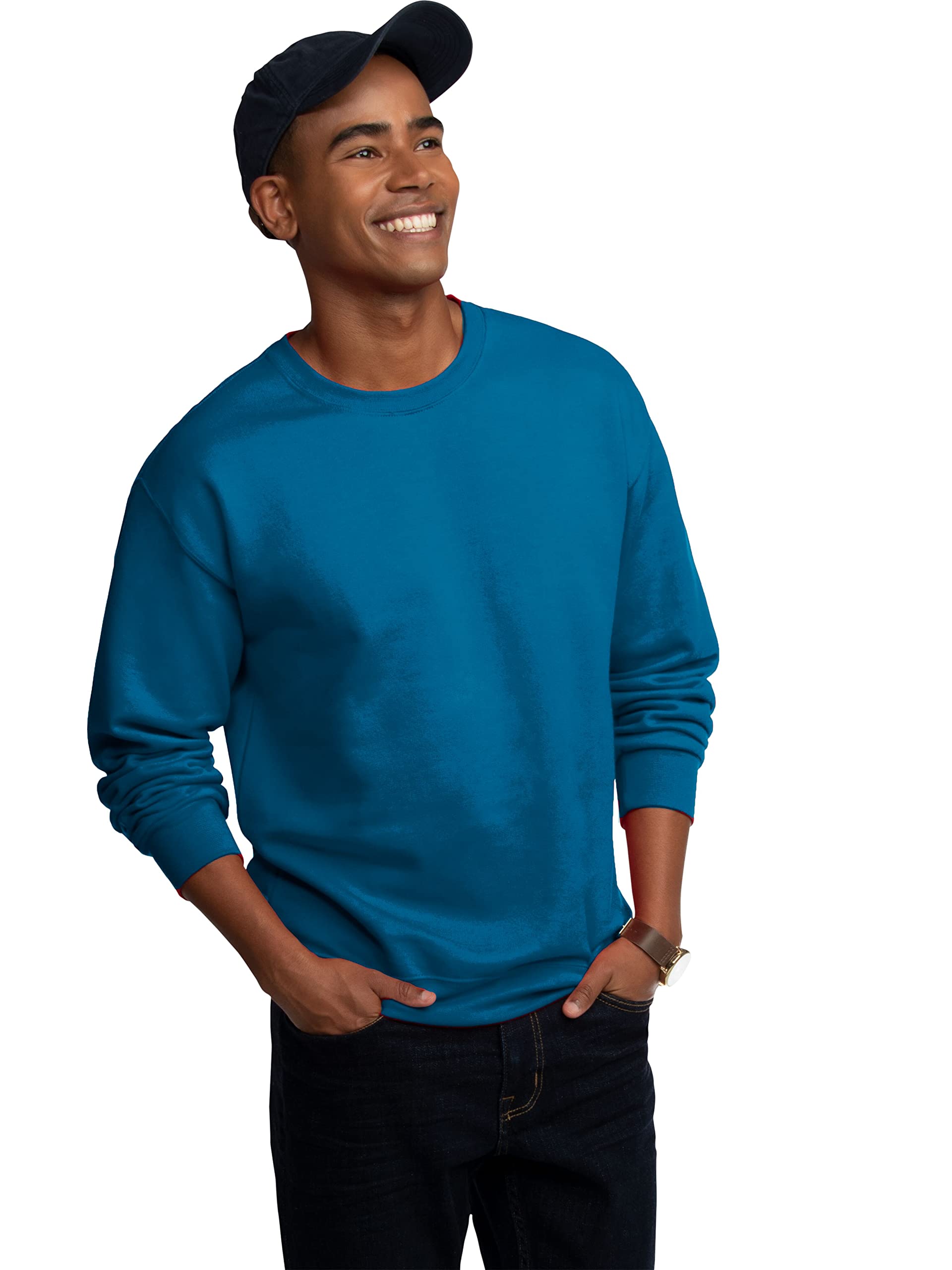 Fruit of the Loom Men's Moisture Wicking Eversoft Fleece Sweatshirt