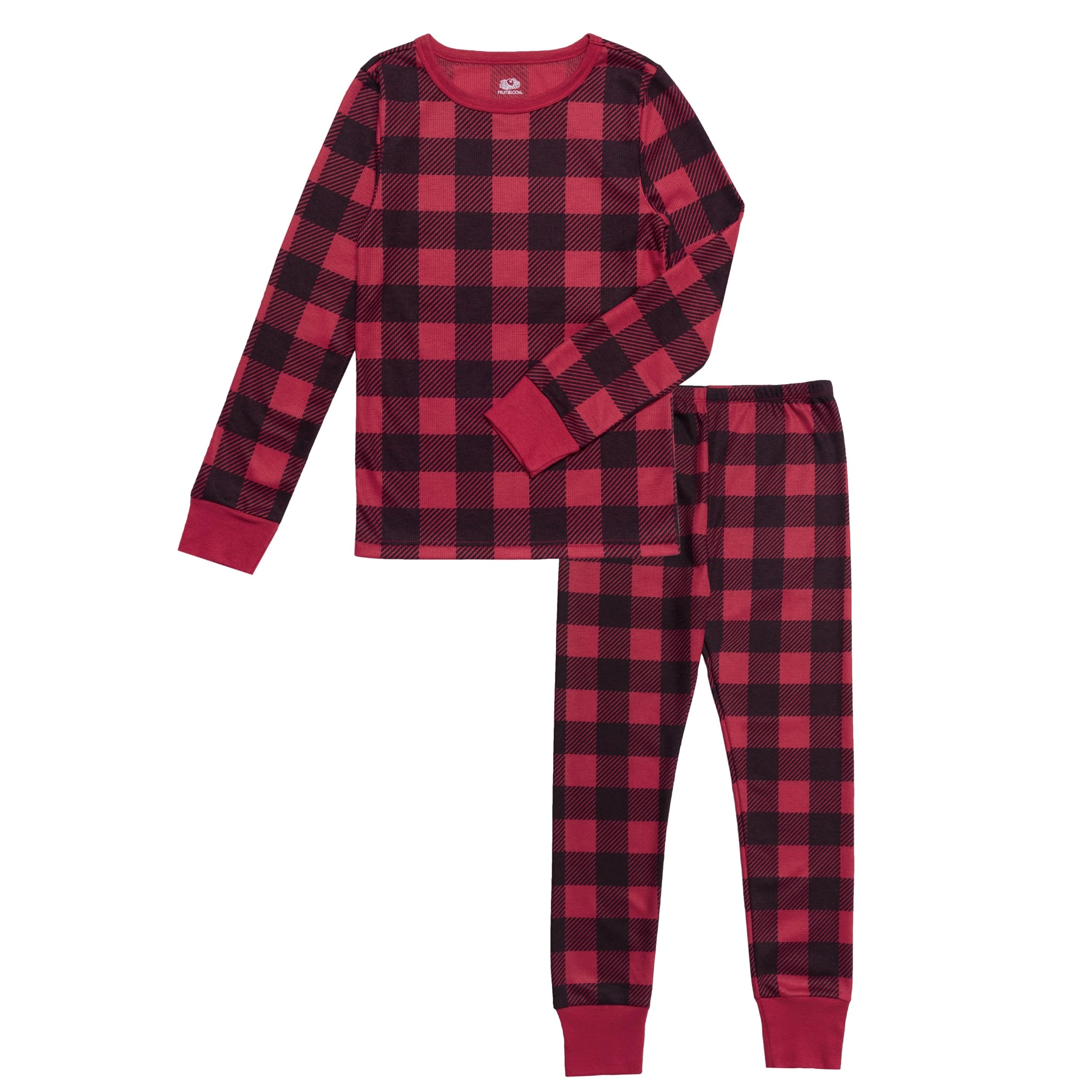 Fruit of the Loom boys Premium Thermal Waffle Underwear Set