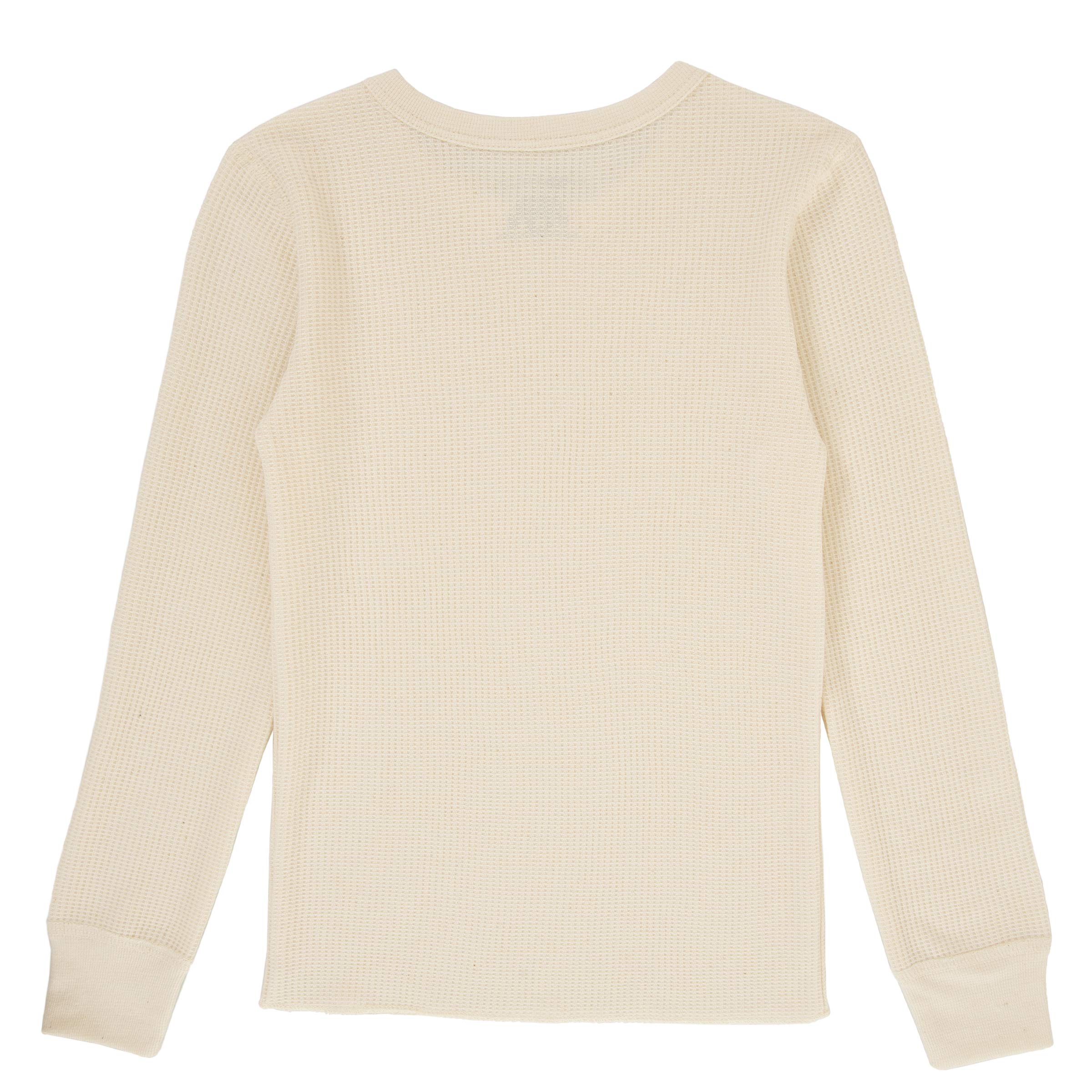 Fruit of the Loom boys Premium 2-pack Thermal Waffle Crew Top