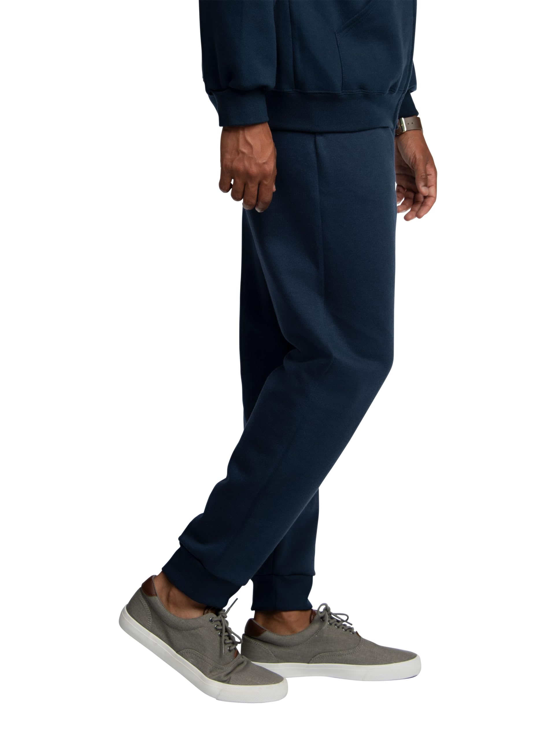 Fruit of the Loom Eversoft Fleece Joggers with Pockets, Relaxed Fit, Moisture Wicking, Breathable, Tapered Sweatpants