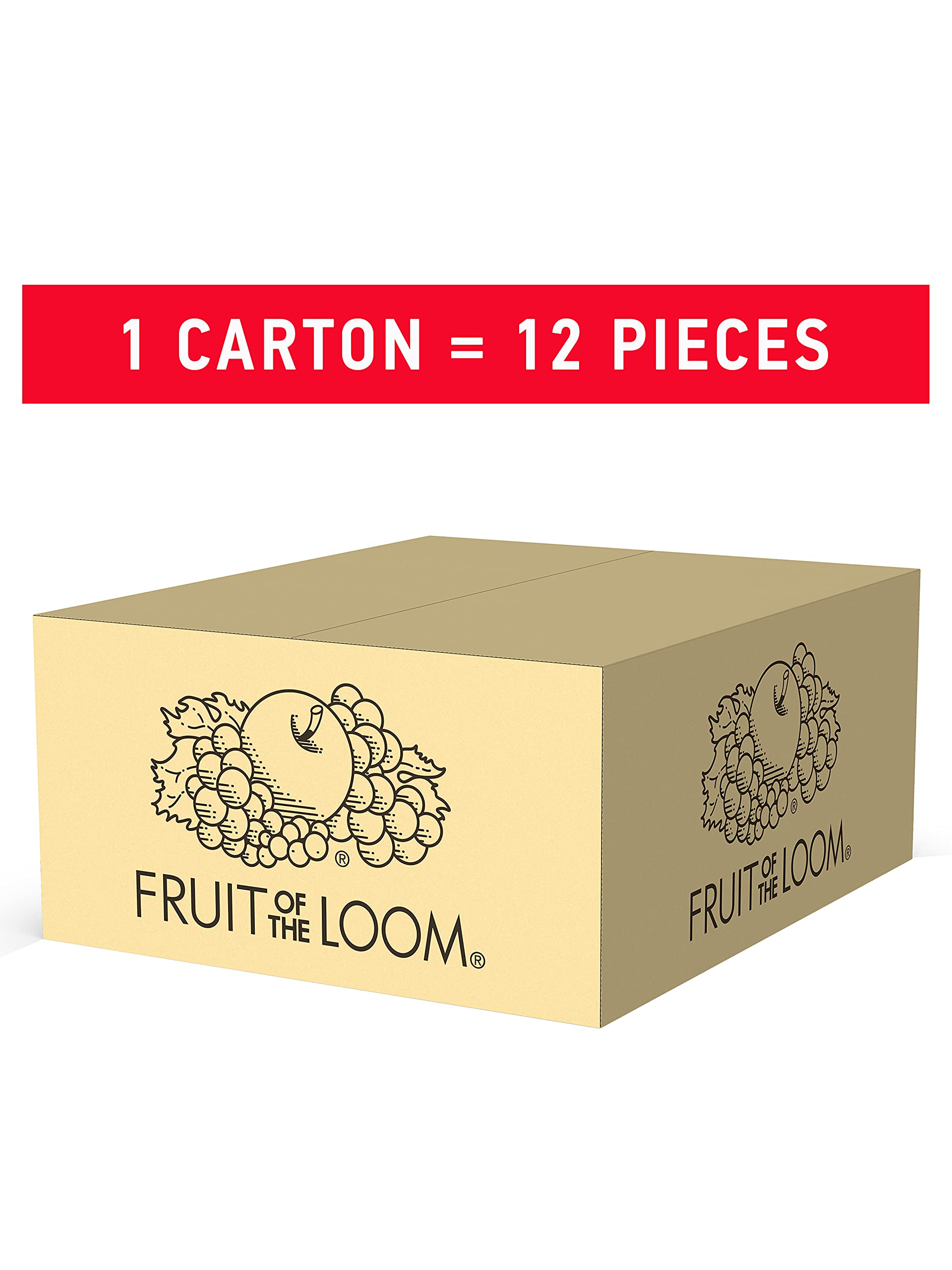 Fruit of the Loom Men's Eversoft Cotton T-Shirts, Breathable & Moisture Wicking with Odor Control, Sizes S-4X