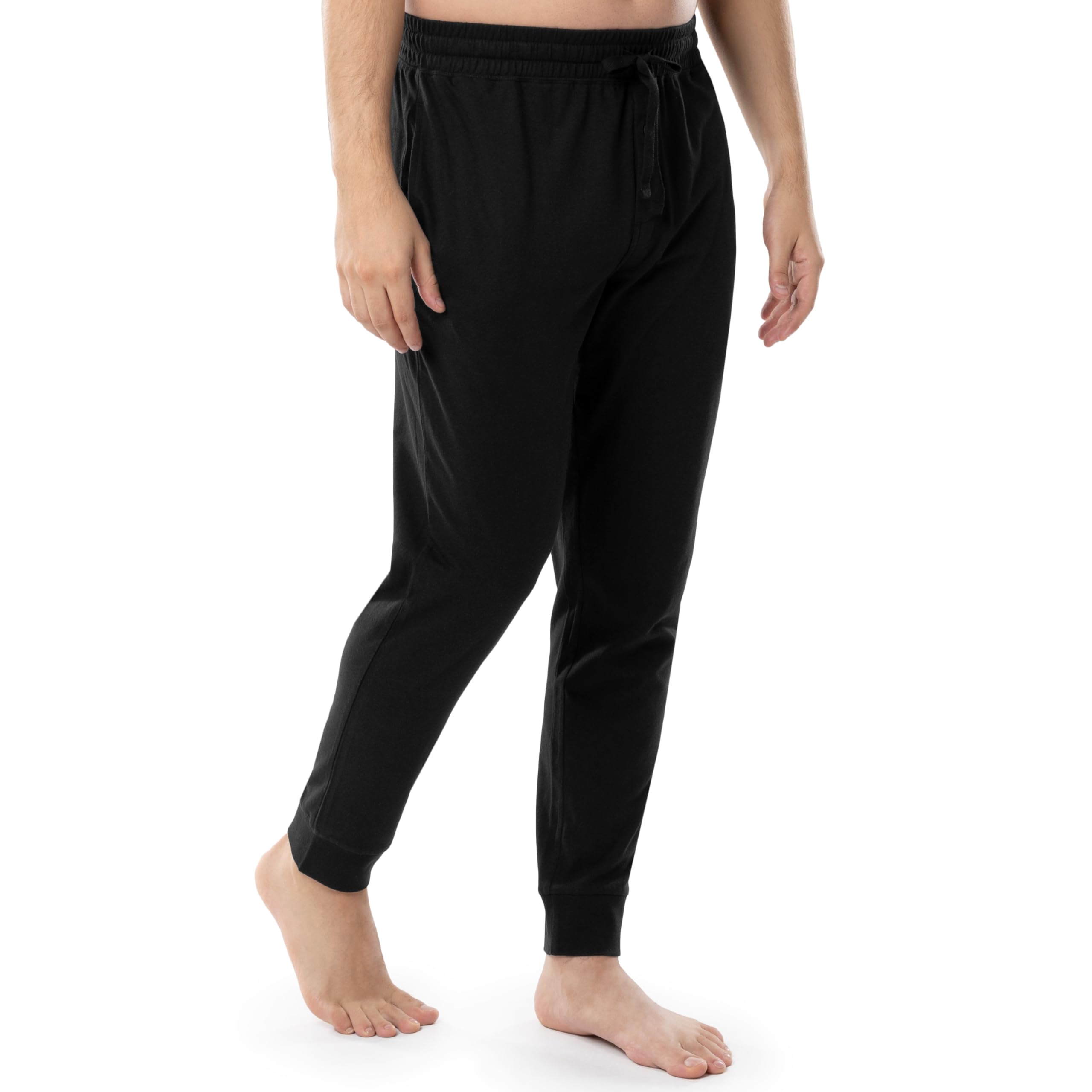 Fruit of the Loom Men's Jersey Knit Jogger Sleep Pant (1 and 2 Packs)