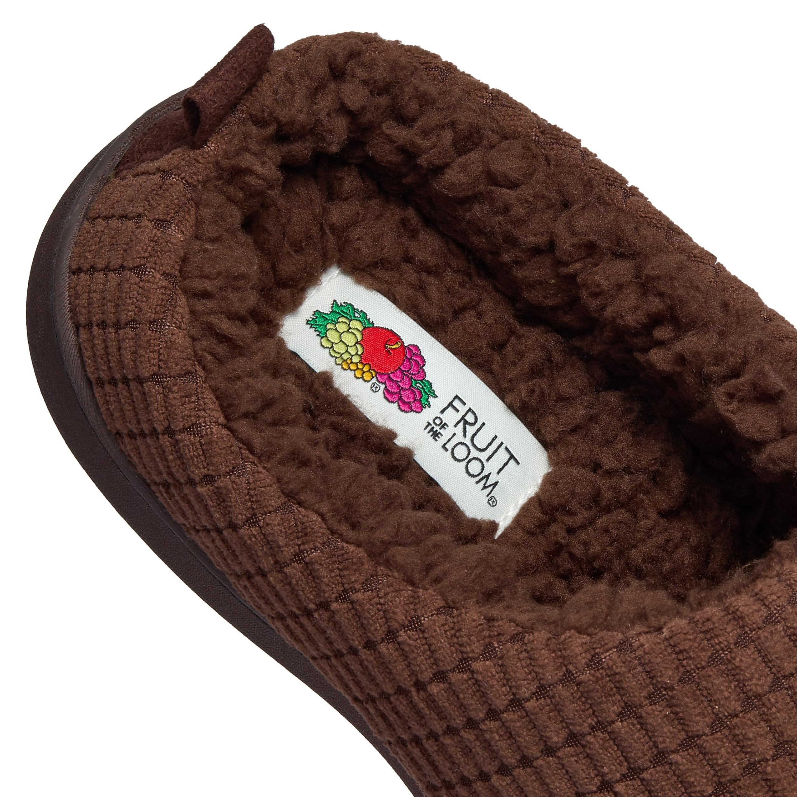 Fruit of the Loom Slipper For Men - Waffle Clog, Comfortable, Memory Foam Sole, Indoor/Outdoor, Machine Washable