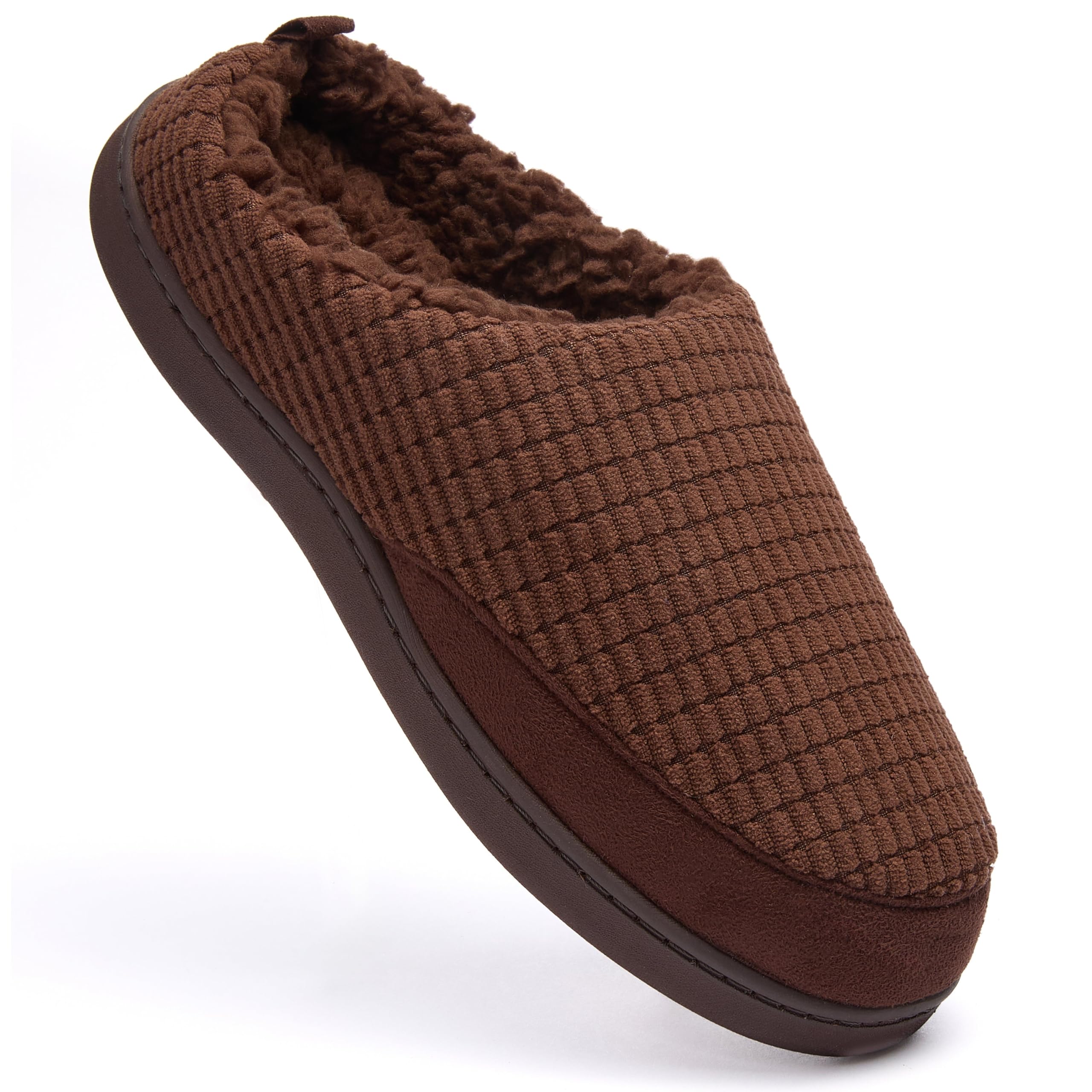 Fruit of the Loom Slipper For Men - Waffle Clog, Comfortable, Memory Foam Sole, Indoor/Outdoor, Machine Washable