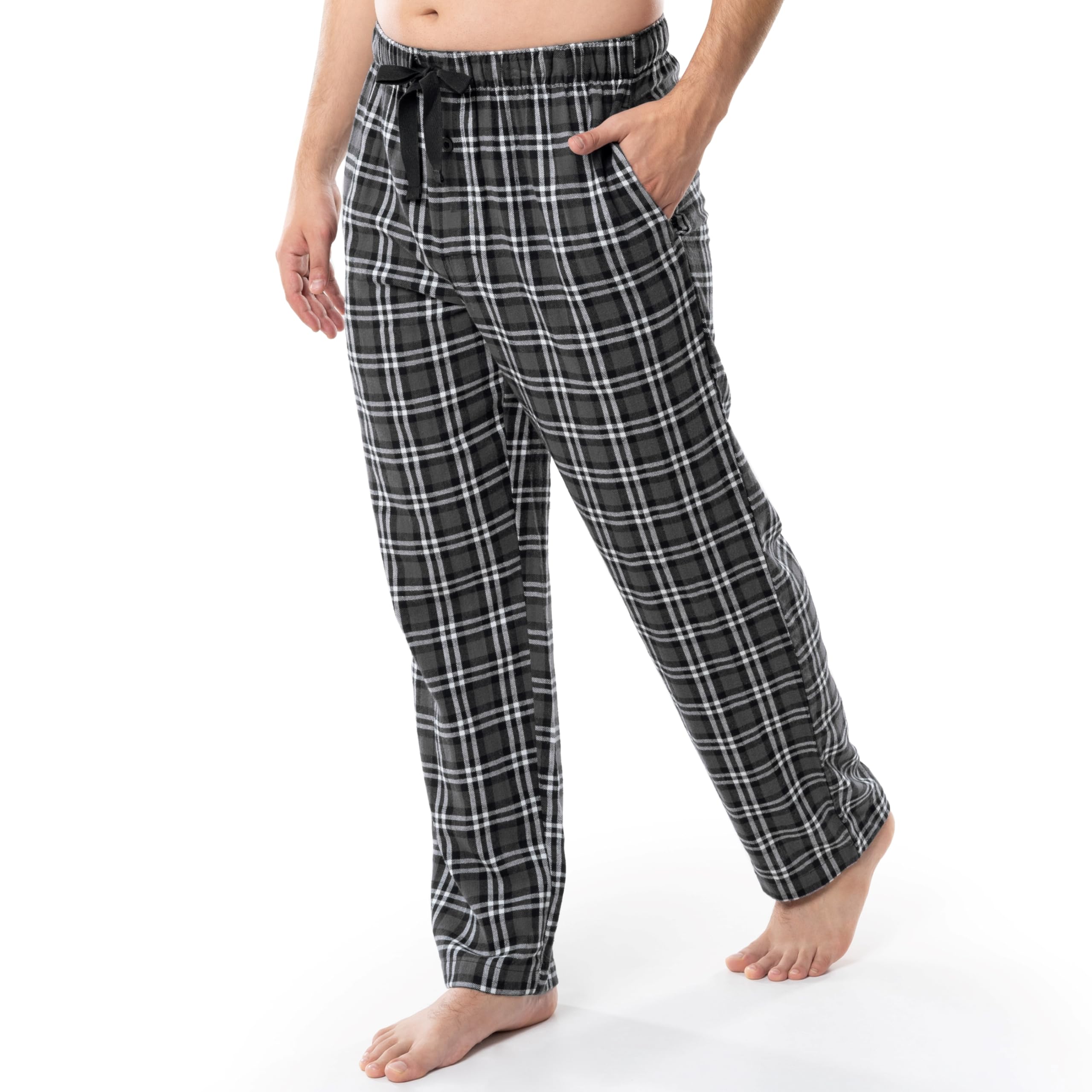 Fruit of the Loom Men's Soft Flannel Pajama Lounge Sleep Pant