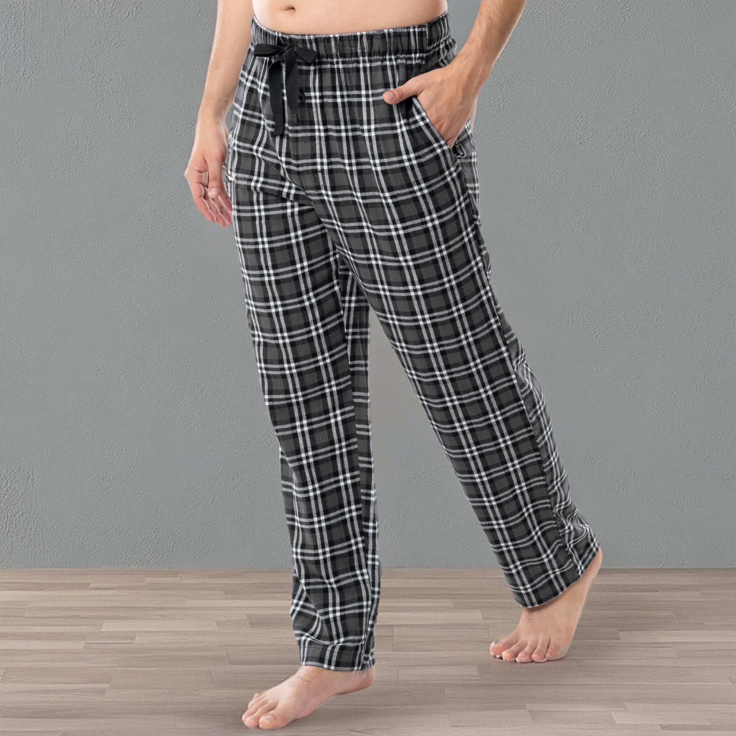 Fruit of the Loom Men's Soft Flannel Pajama Lounge Sleep Pant