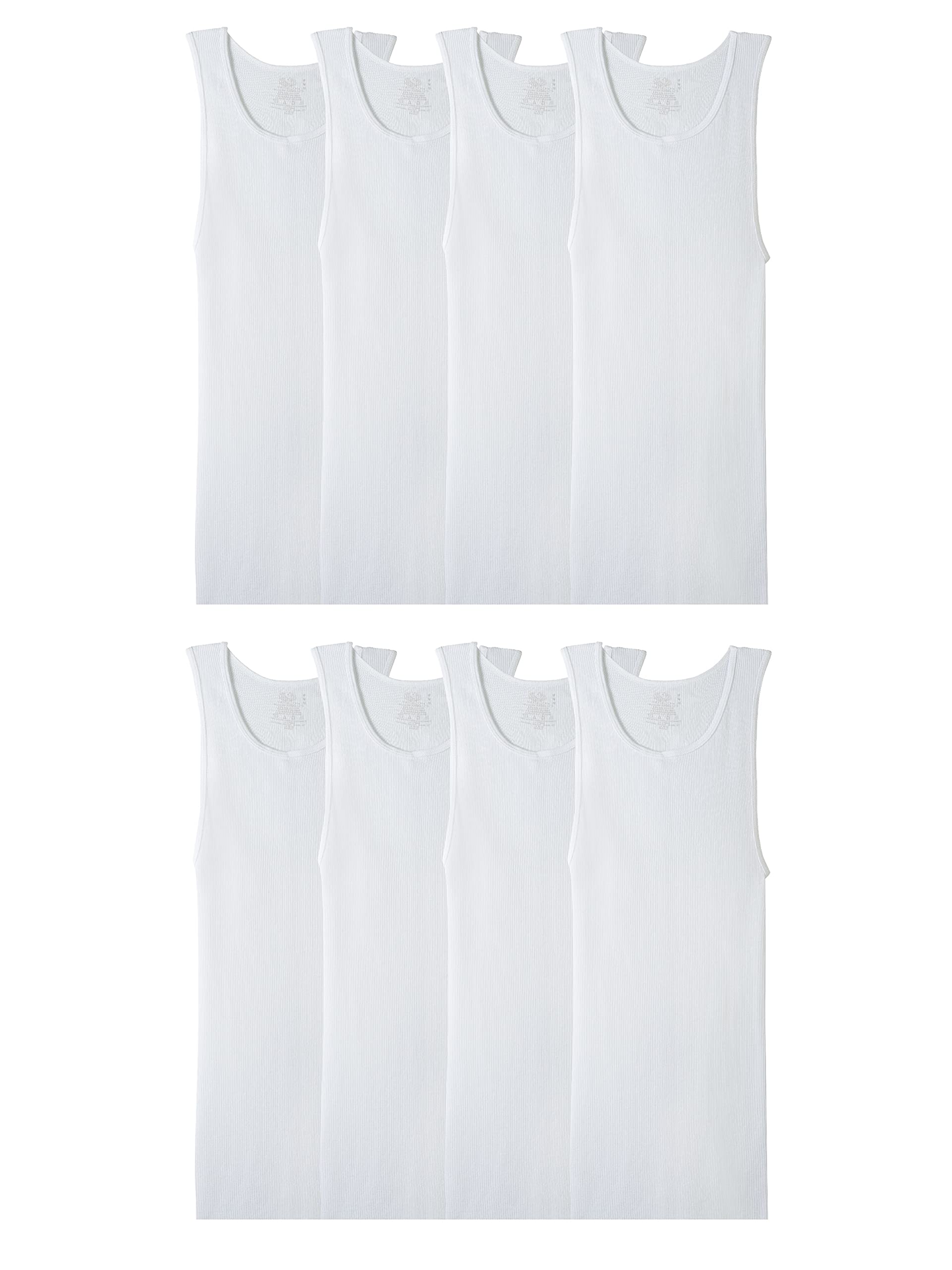 Fruit of the Loom Men's Sleeveless Tag Free Moisture Wicking Tank A-Shirt