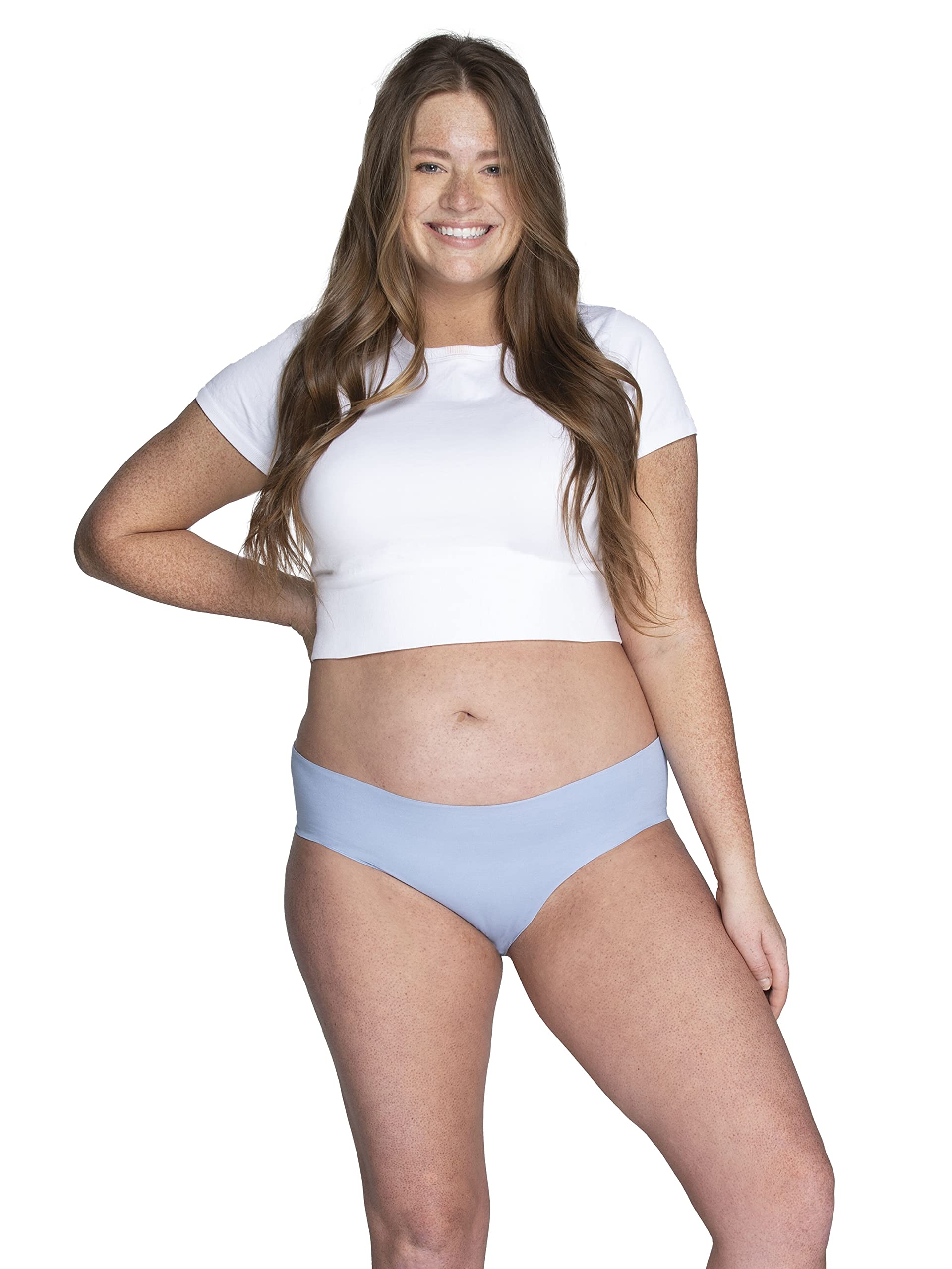 Fruit of the Loom Women's Underwear, Pima Cotton Blend Fabric, Super Smooth Raw Cut Edges