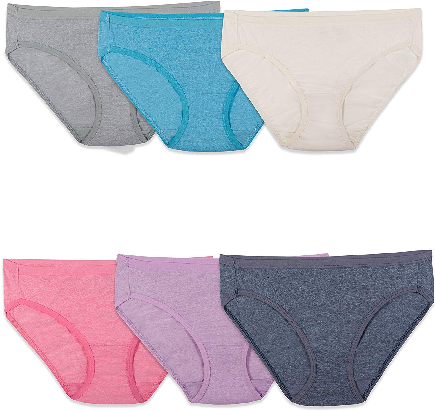 Fruit of the Loom Women's Cotton Blend Bikini Underwear