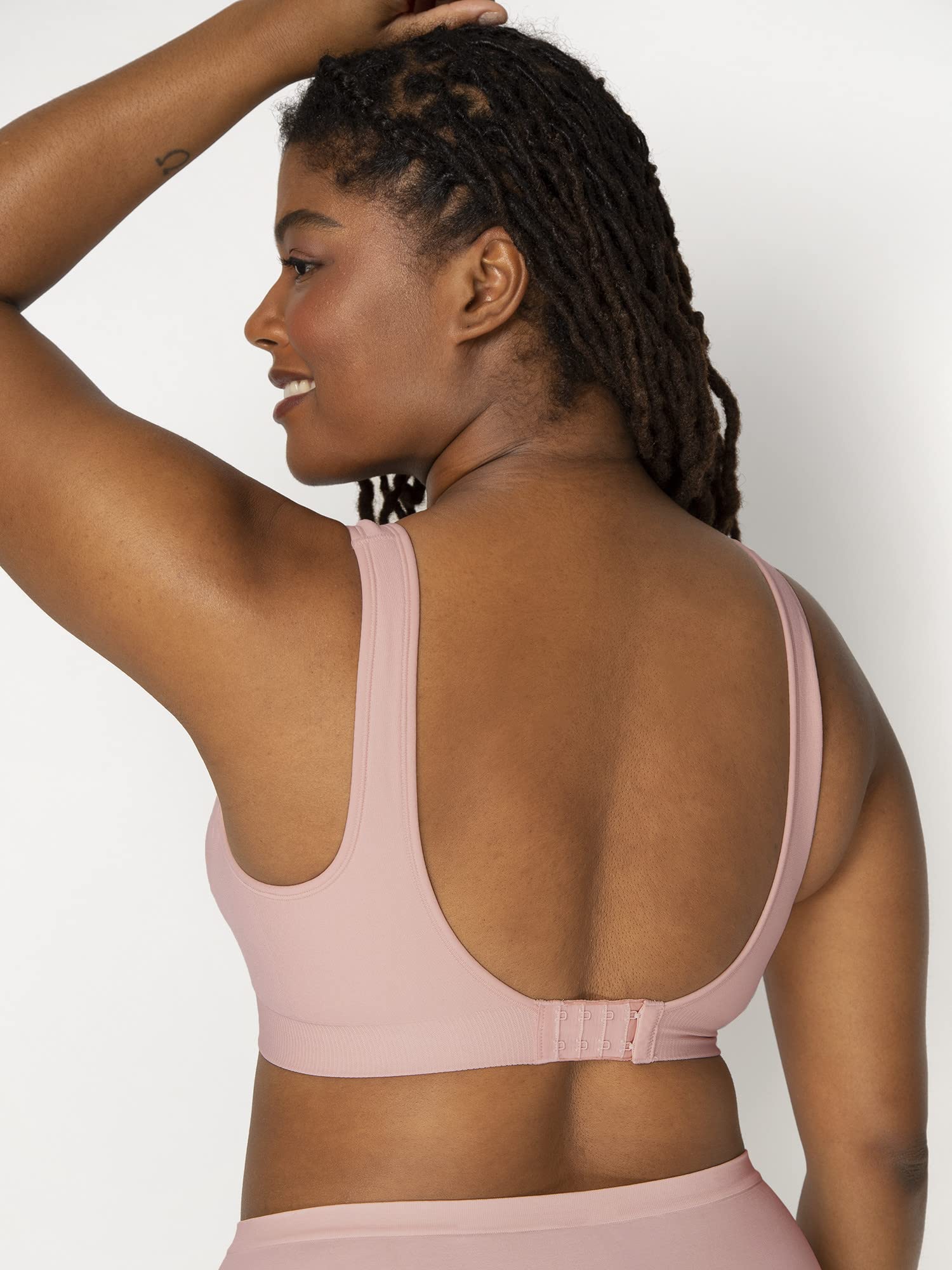 Fruit of the Loom Women's Wireless Full Coverage Bra Pack w/ Built In Pads - Smooth, Supportive & All-Day Comfort Fit